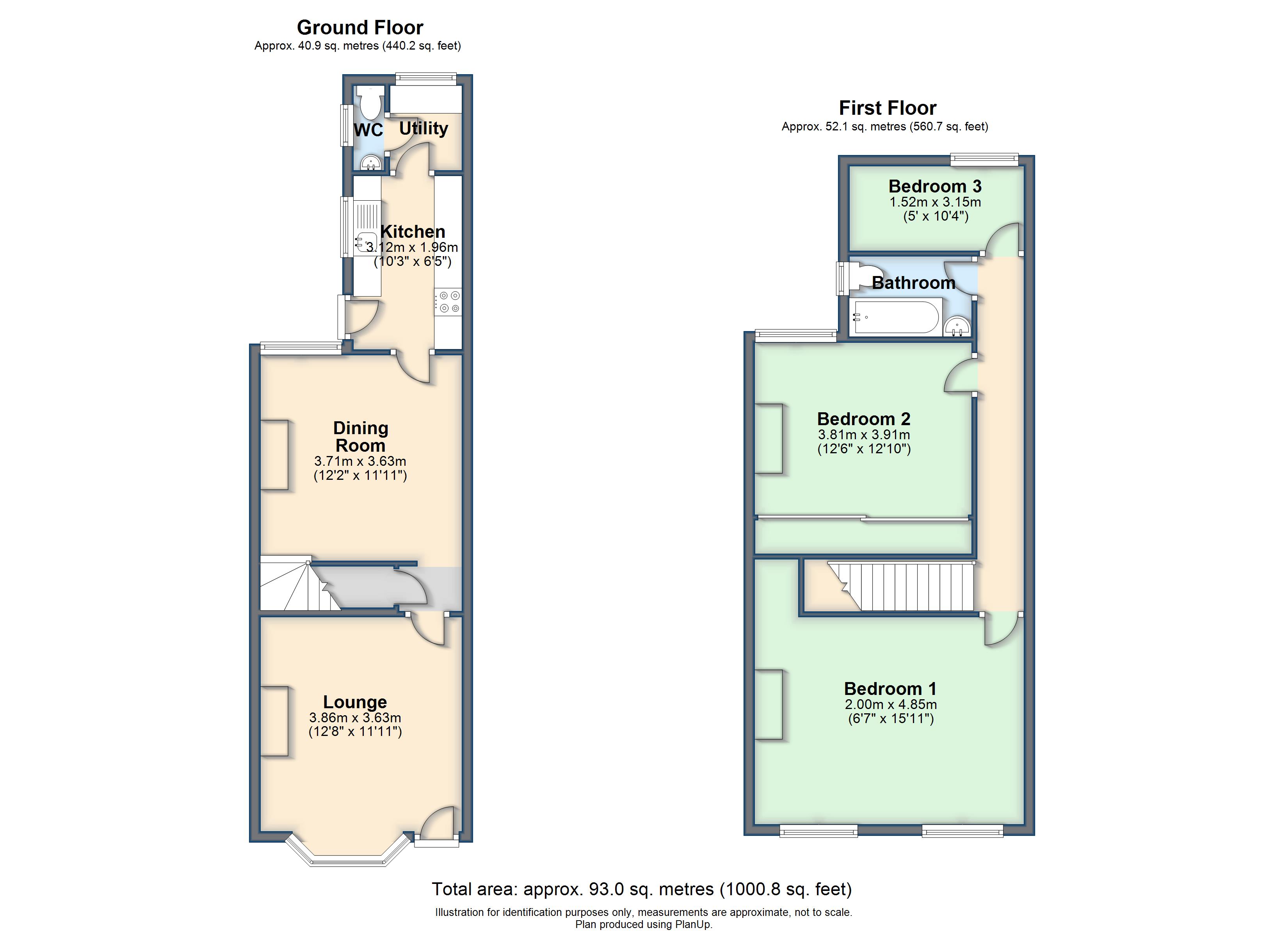 3 Bedrooms Terraced house to rent in Frederick Street, Stapenhill, Burton-On-Trent DE15