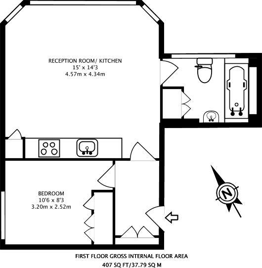 1 Bedrooms Flat to rent in Frognal, Hampstead, London NW3