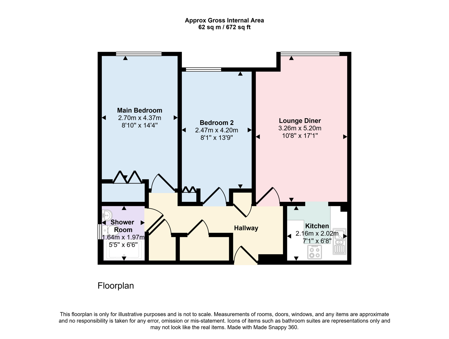 Flat 18, St. Elizabeths Court, Mayfield Avenue, London floorplan