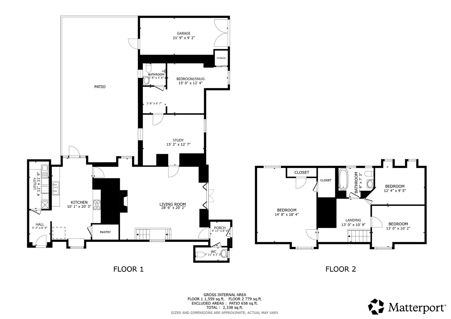 Cherry Tree Cottage, Boverton Park Drive, Llantwit Major floorplan