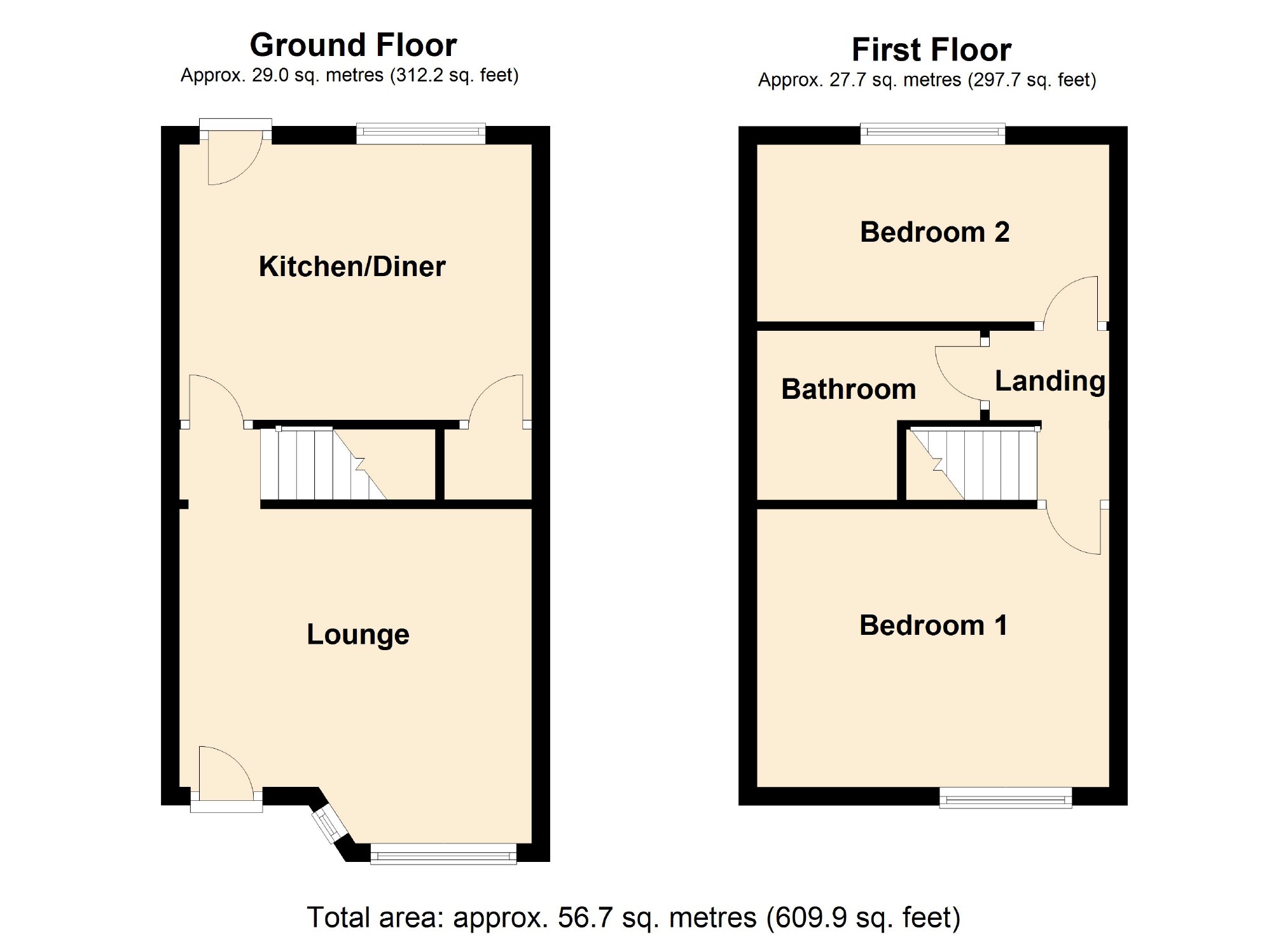 2 Bedrooms Terraced house for sale in Rushmere Avenue, Levenshulme, Manchester M19