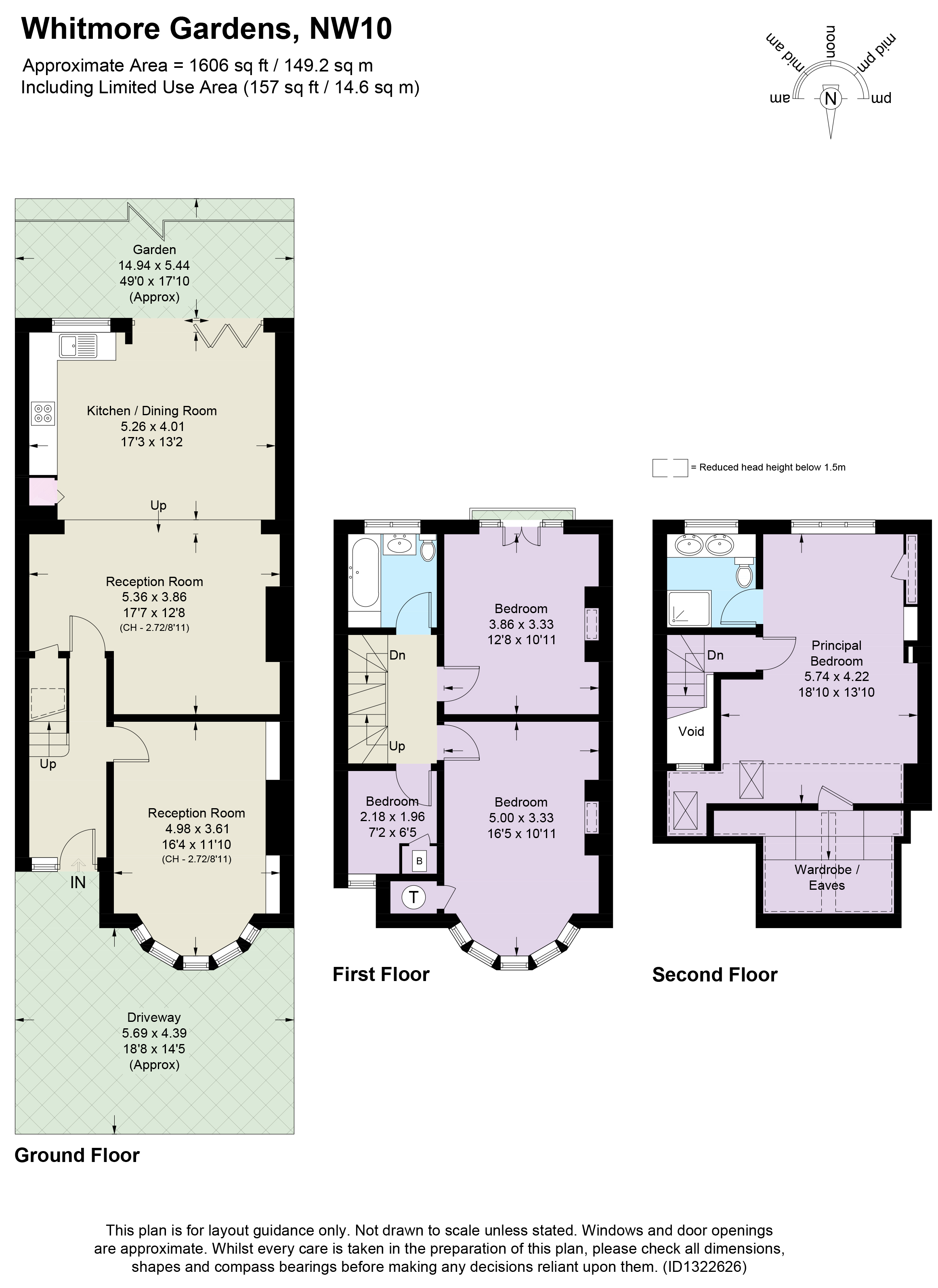 Whitmore Gardens, London floorplan