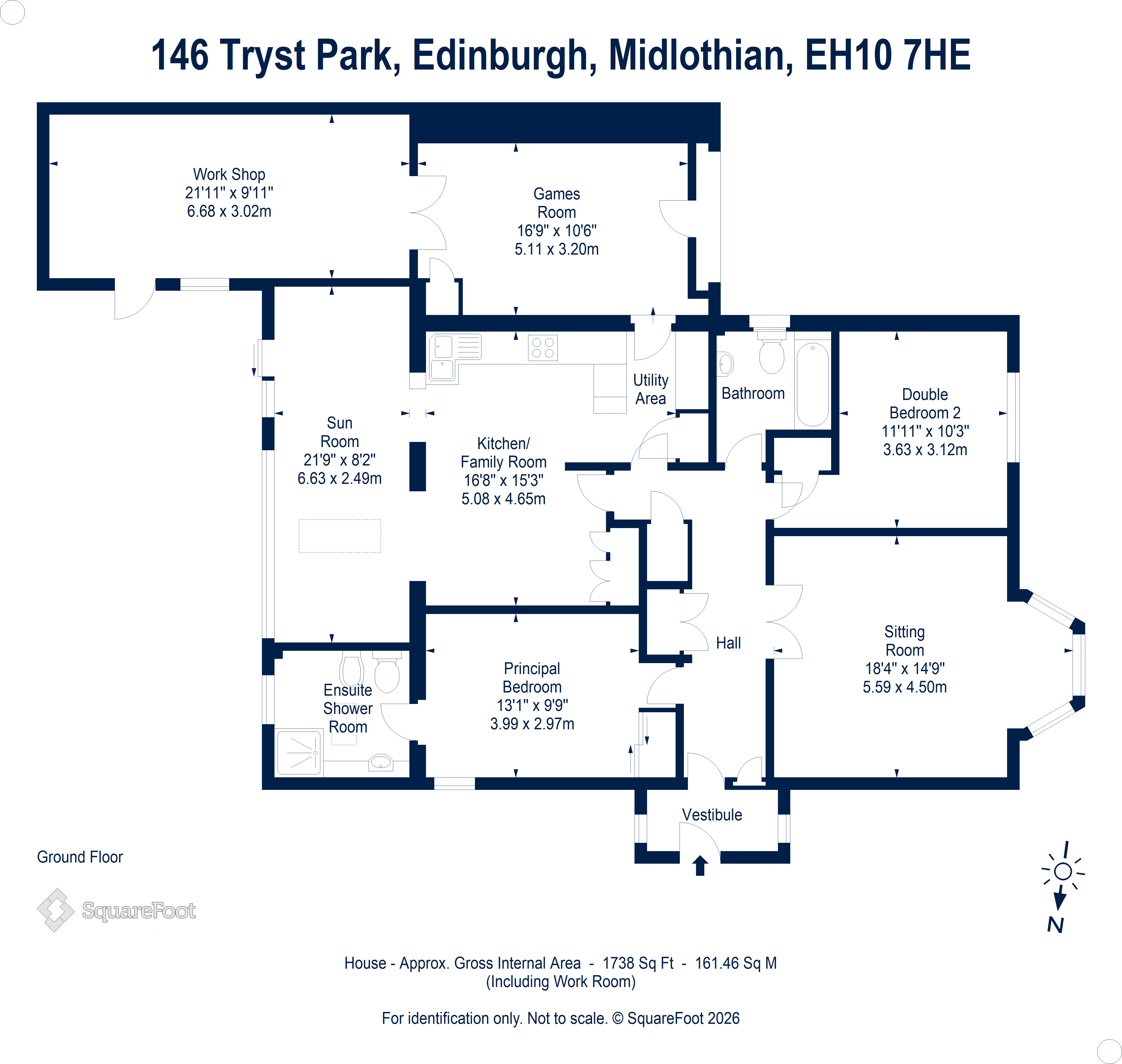 146, Tryst Park, EDINBURGH floorplan