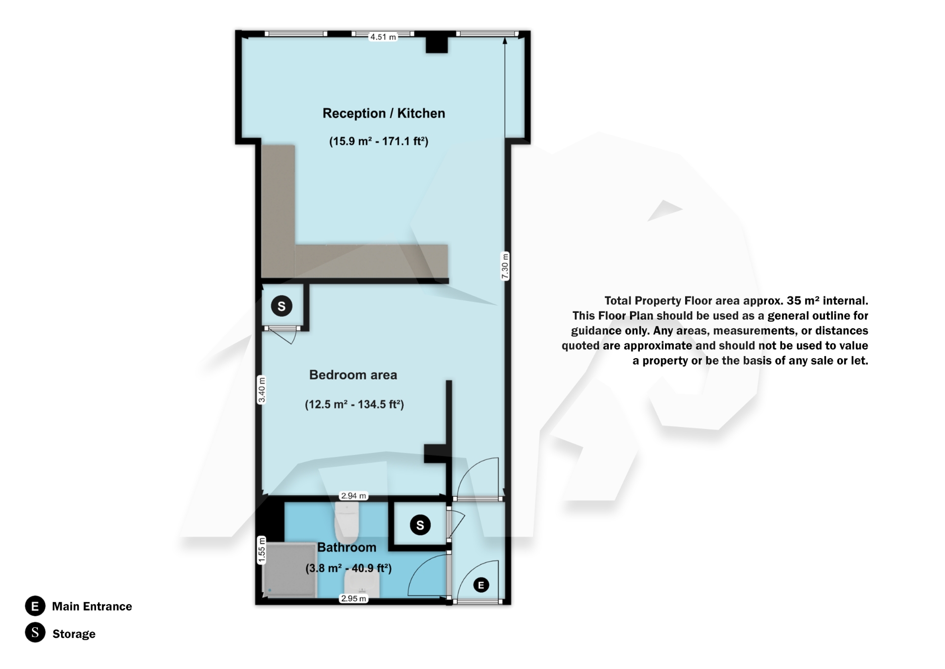 Flat 5 118A, Kingsway House, Welling High Street, Welling floorplan