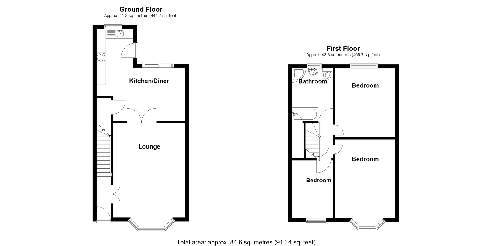 1109, Yardley Wood Road, Birmingham floorplan