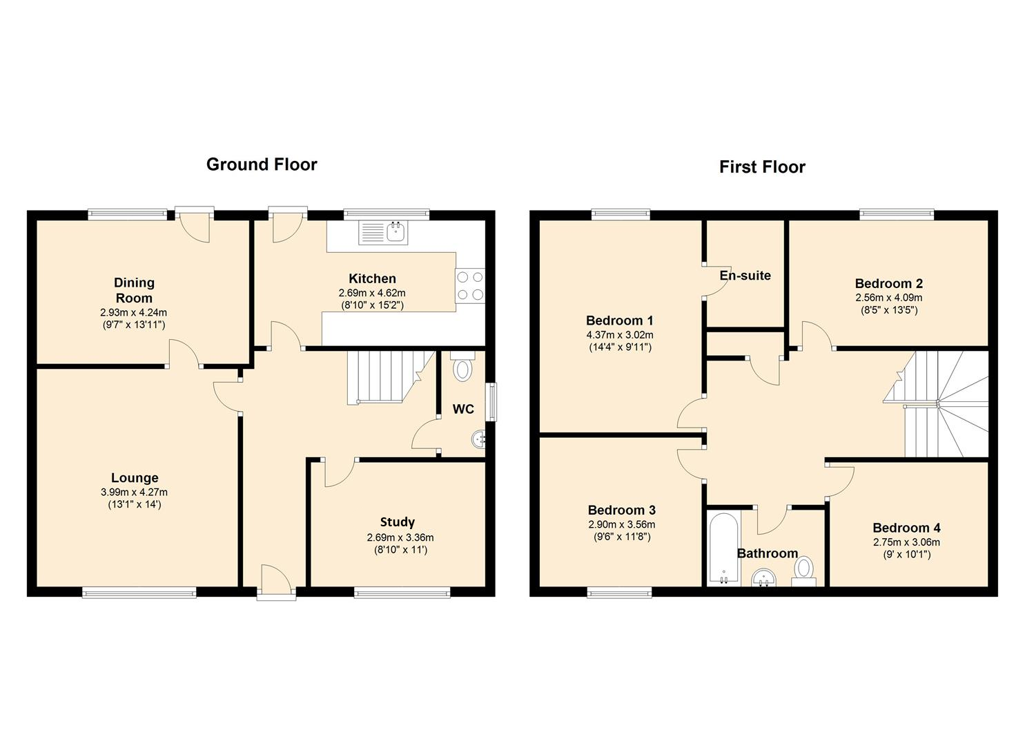 80, Headcorn Drive, Kent floorplan