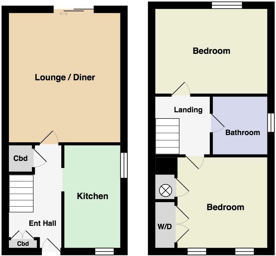 Ashurst Close, Crayford, Kent DA1, 2 bedroom end terrace house for sale