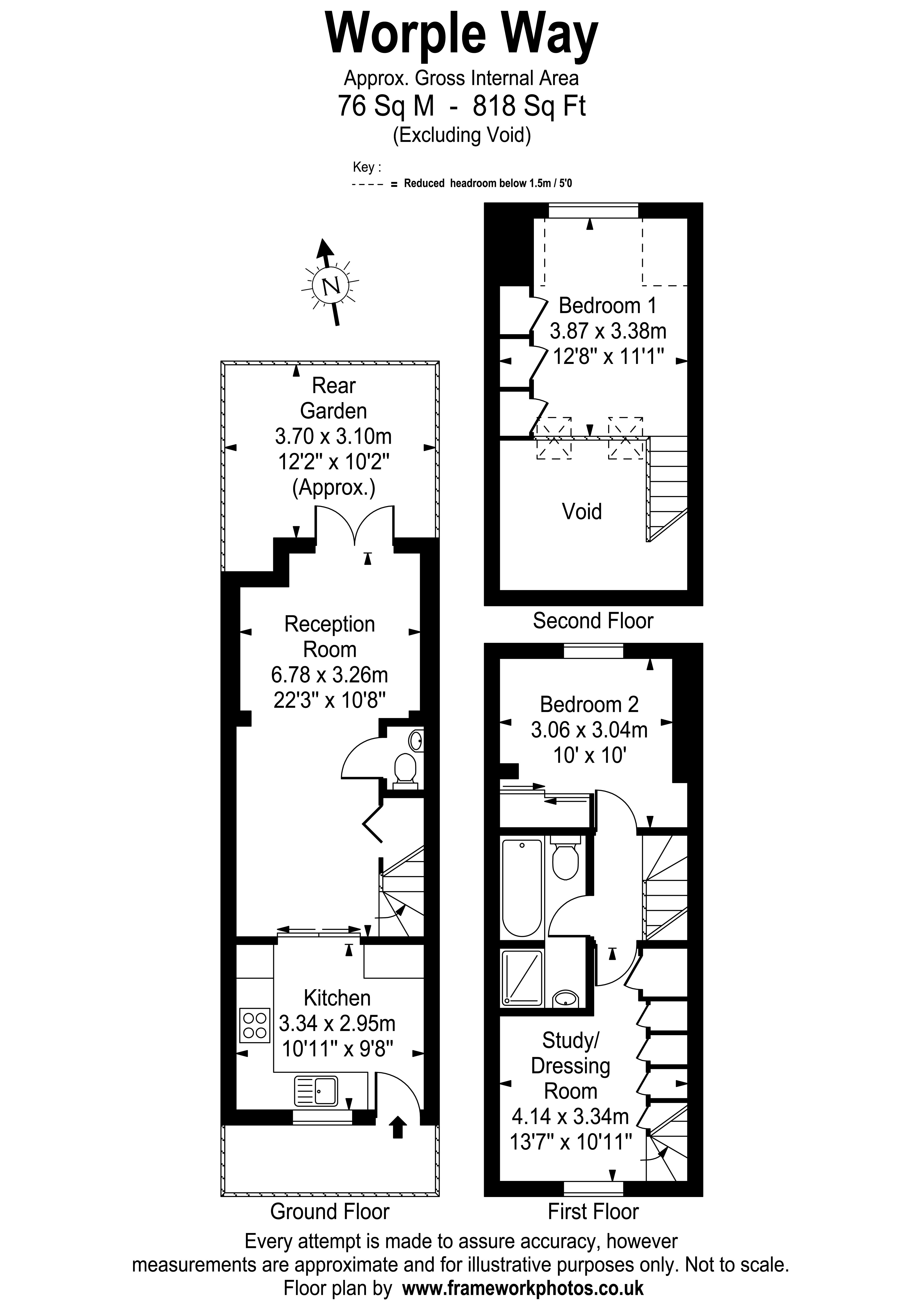 67, Worple Way, Richmond floorplan