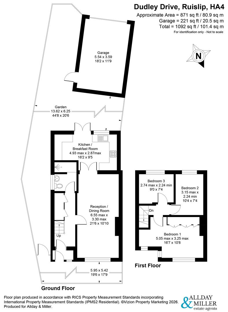 9, Dudley Drive, Ruislip floorplan