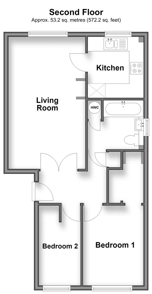 Adams Way, Croydon floorplan