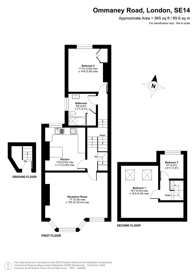 68C,, Ommaney Road, London floorplan