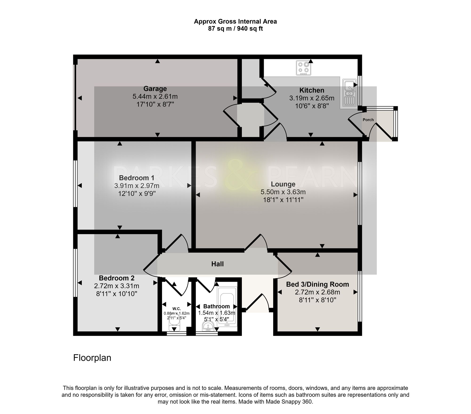 38 Woodgate Road, Liskeard floorplan