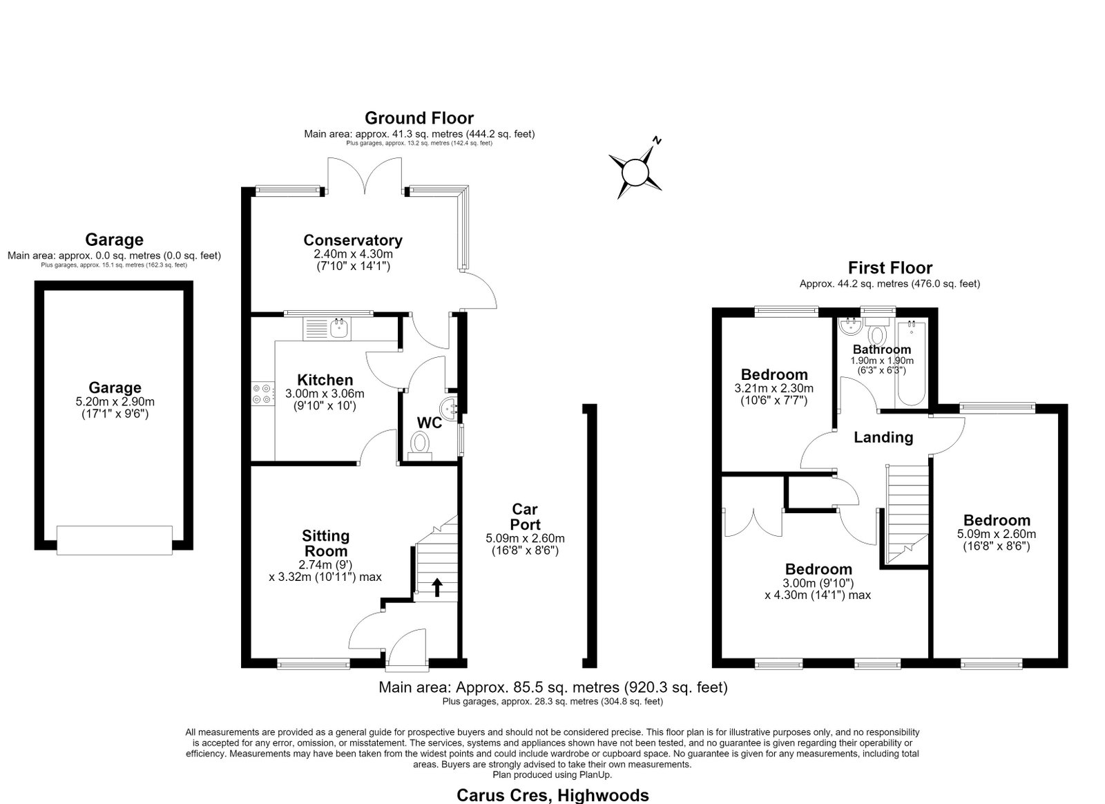 1, Carus Crescent, Colchester floorplan