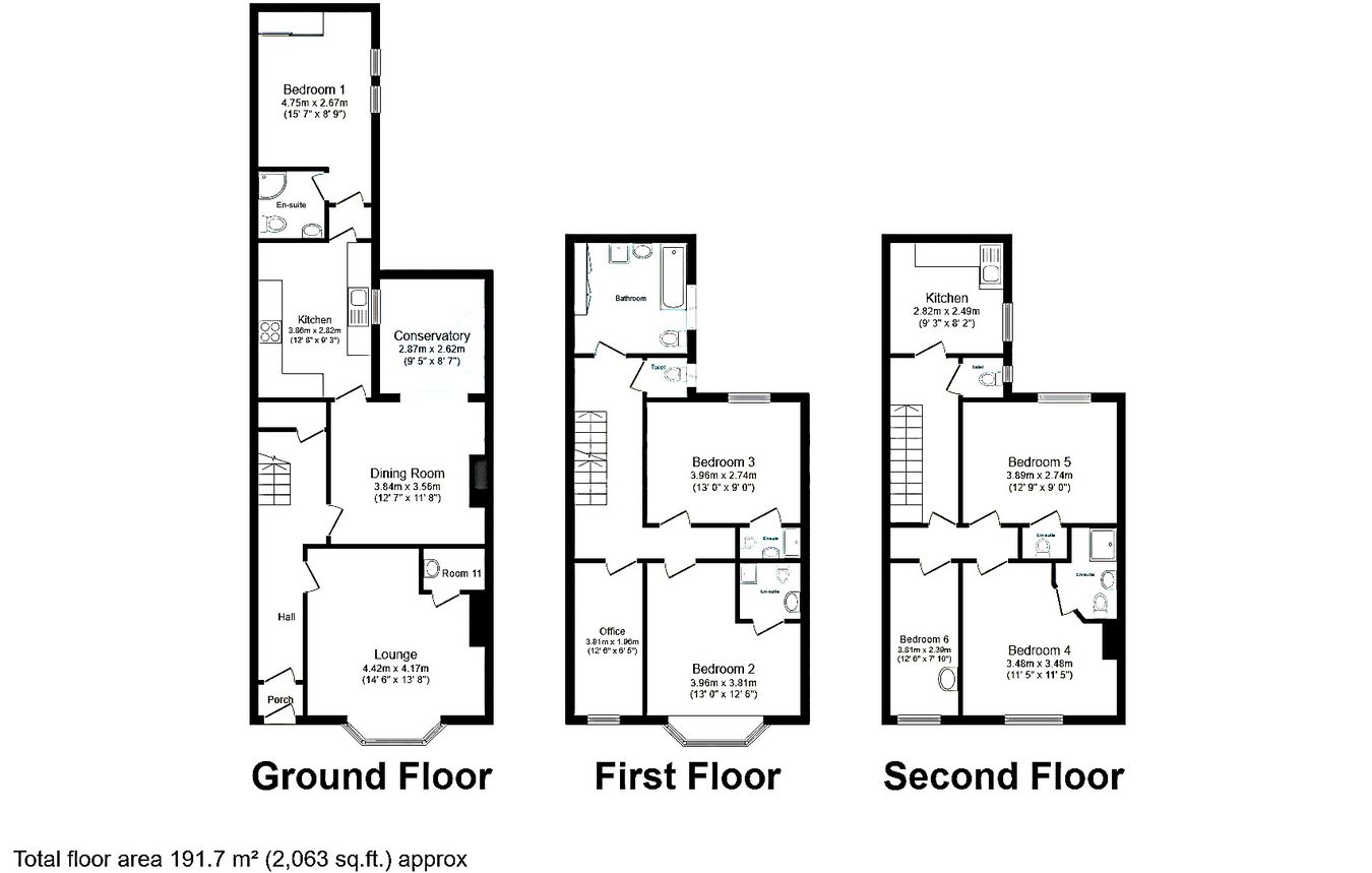 3, Marine Road, Eastbourne floorplan