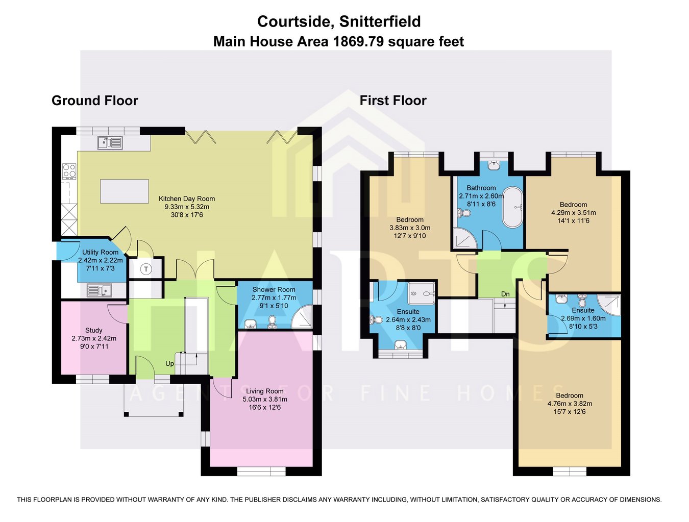 2 (Plot 1), Courtside off The Green, Stratford Upon Avon floorplan