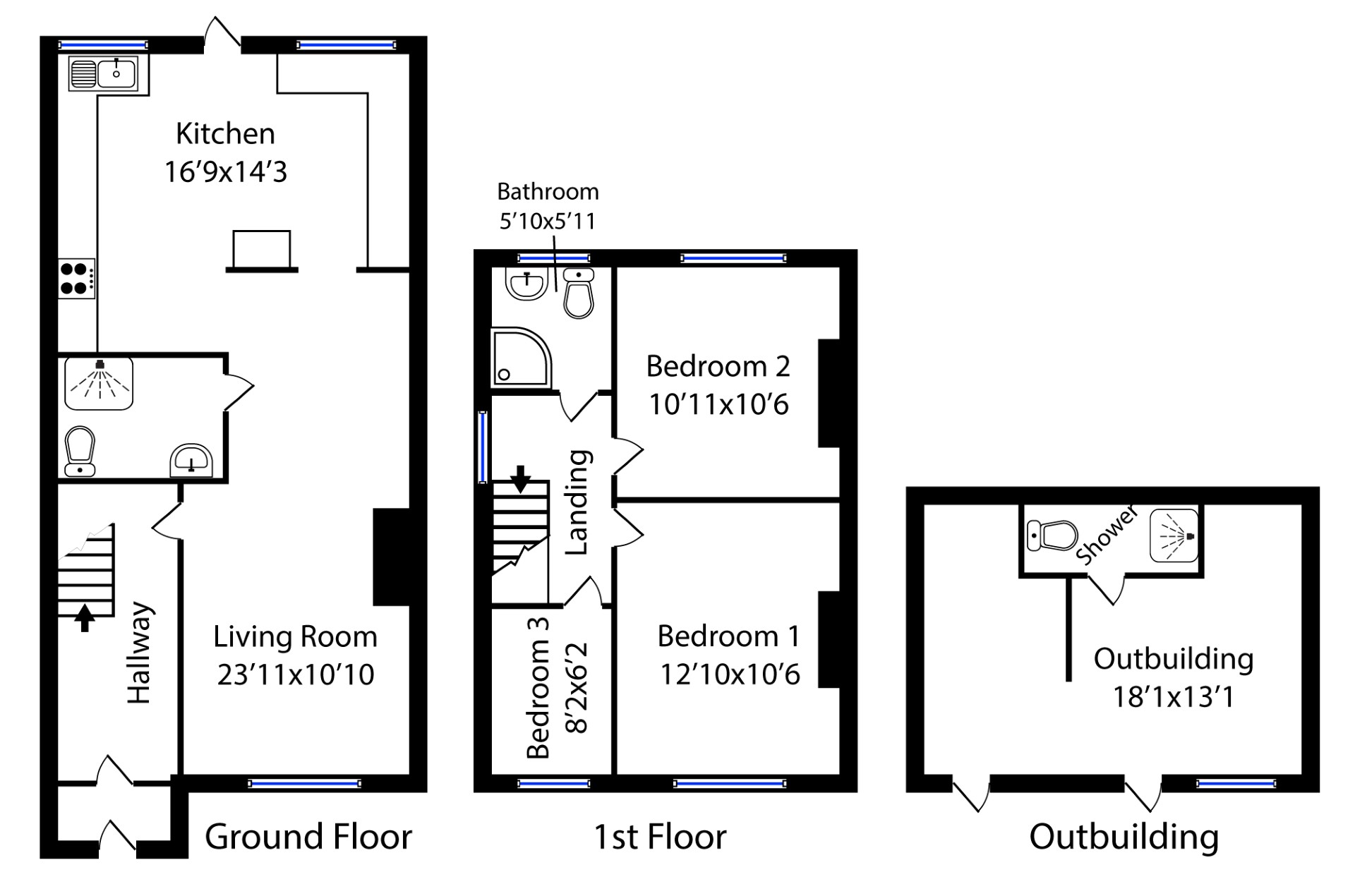 Stanley Avenue, Dagenham, London, RM8 floorplan