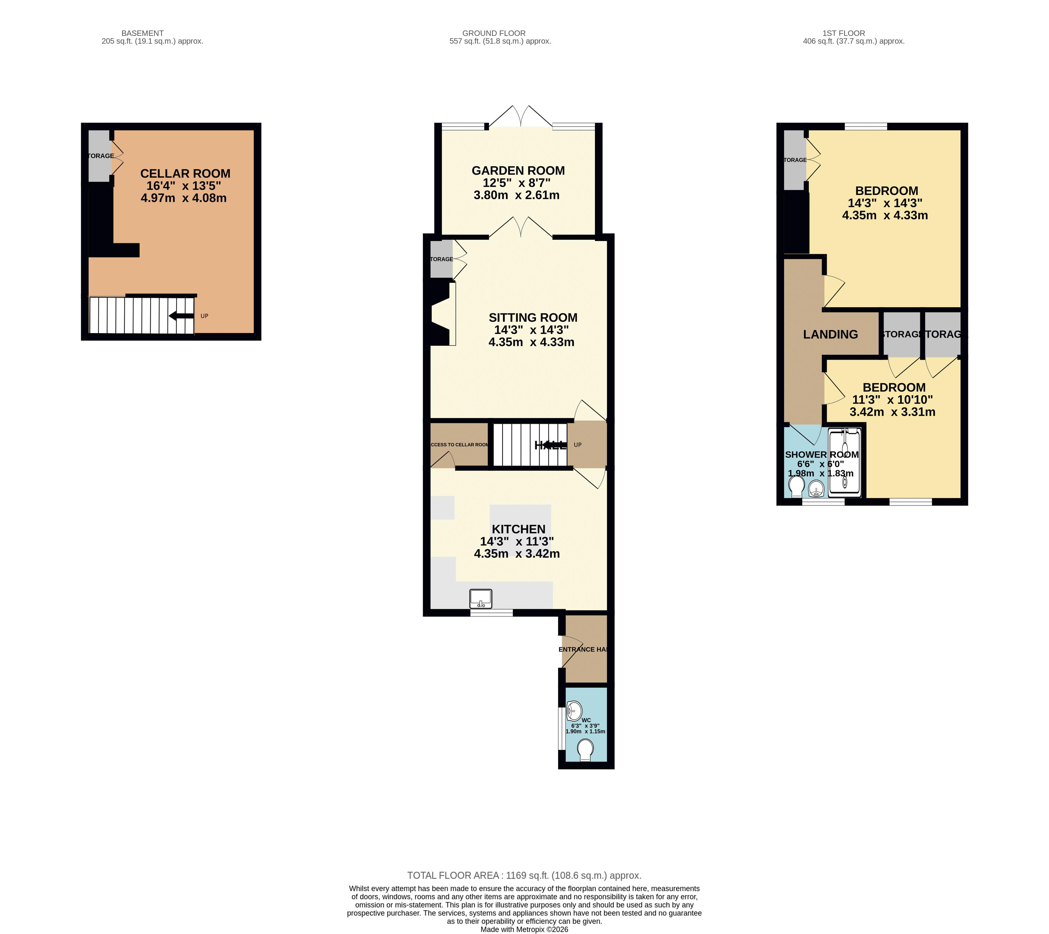 2 Venns Court, Venns Lane, Hereford floorplan