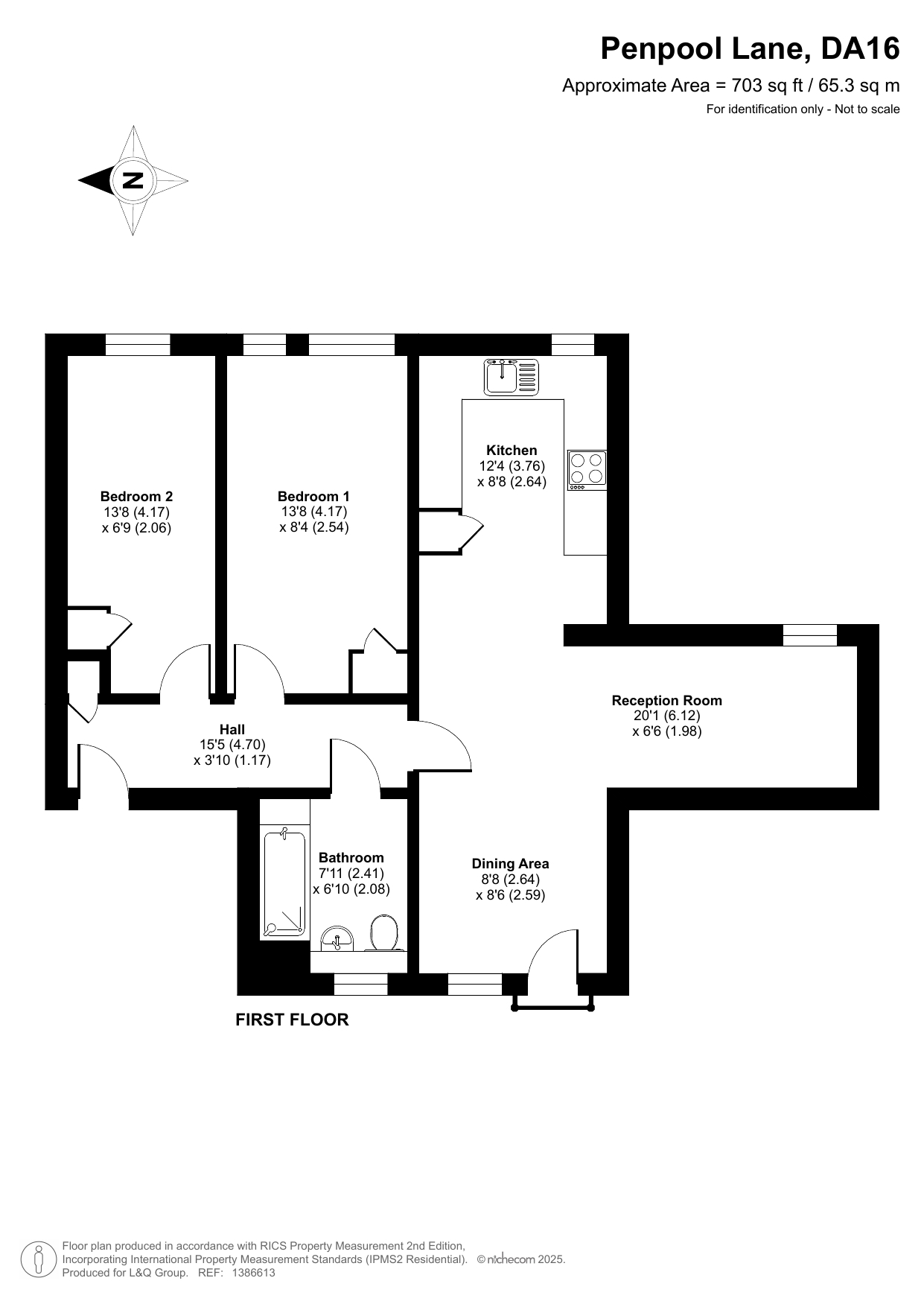 Penpool Lane, Welling floorplan