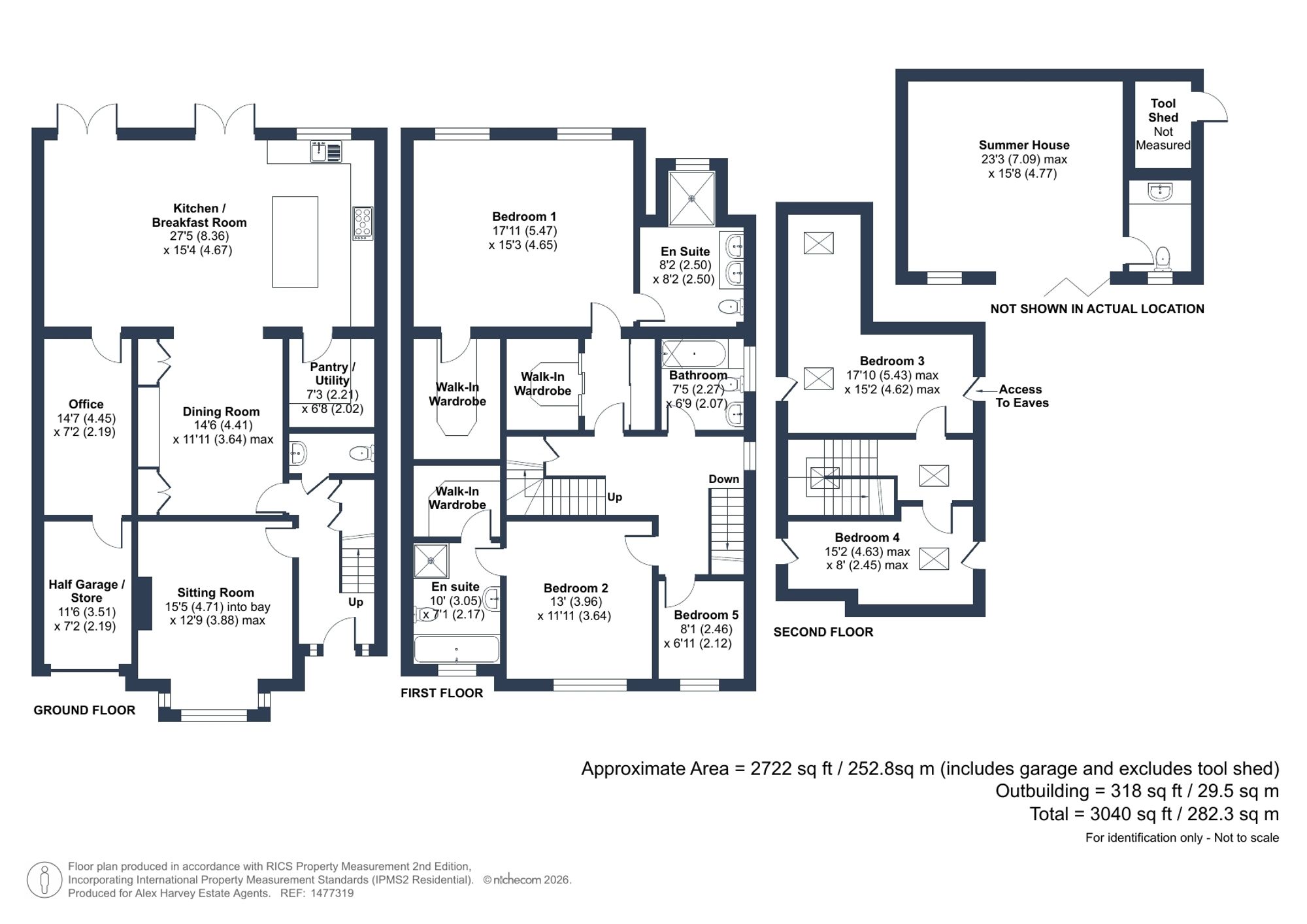 1 Springfield Crescent, Horsham floorplan