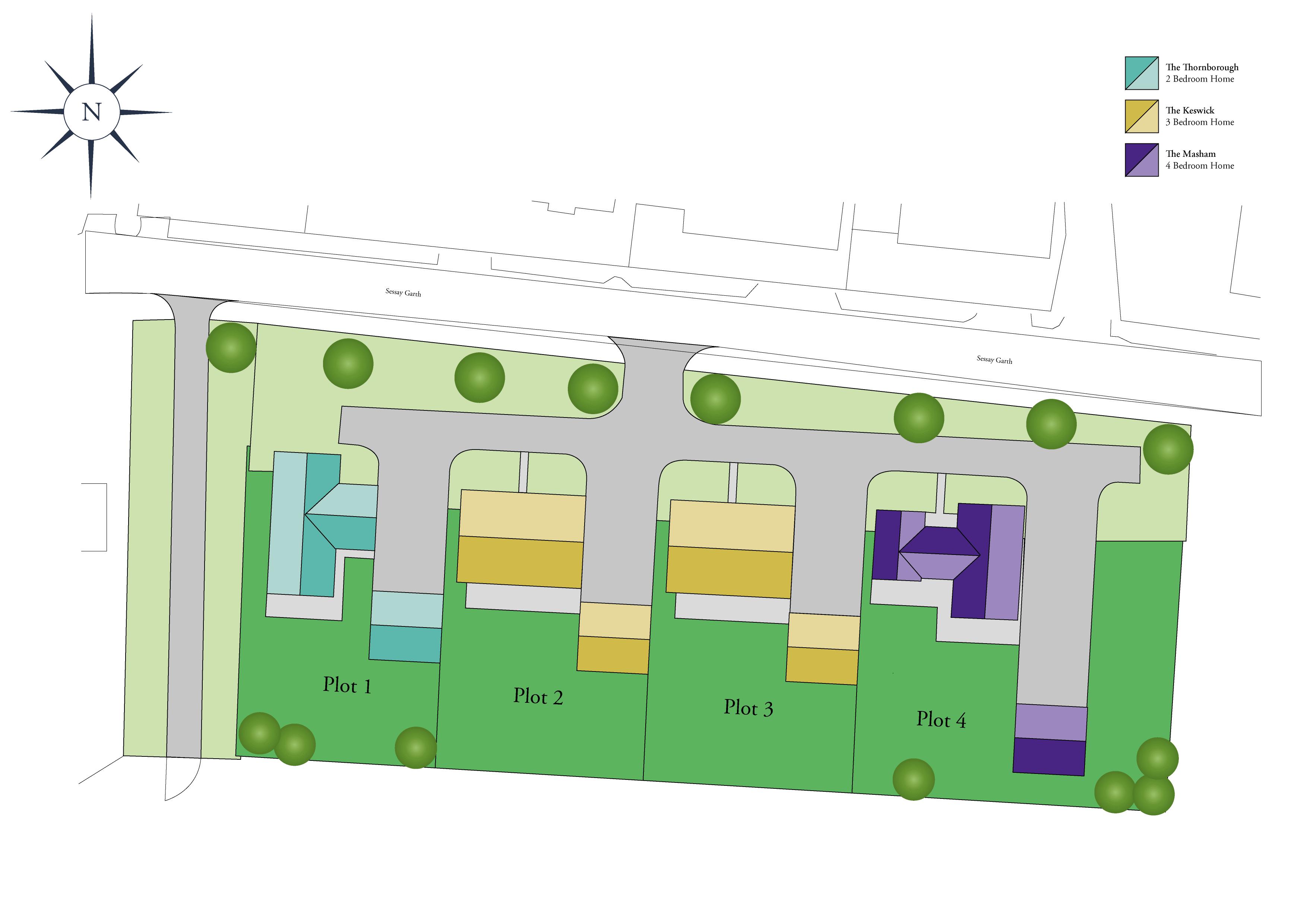 Plot 1, The Thornborough, White Horse View, Sessay YO7, 2 bedroom