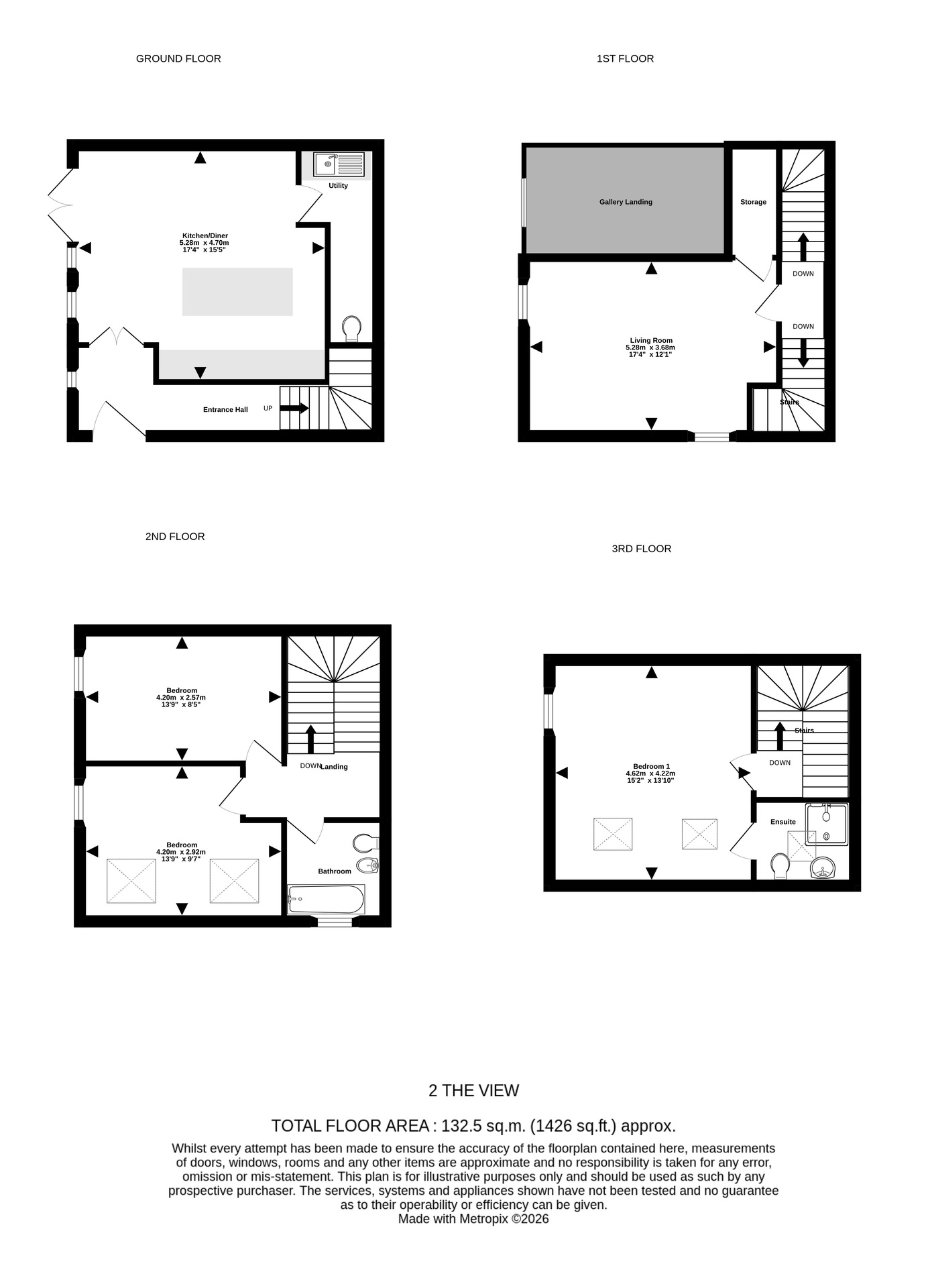 2 The View, Portishead floorplan