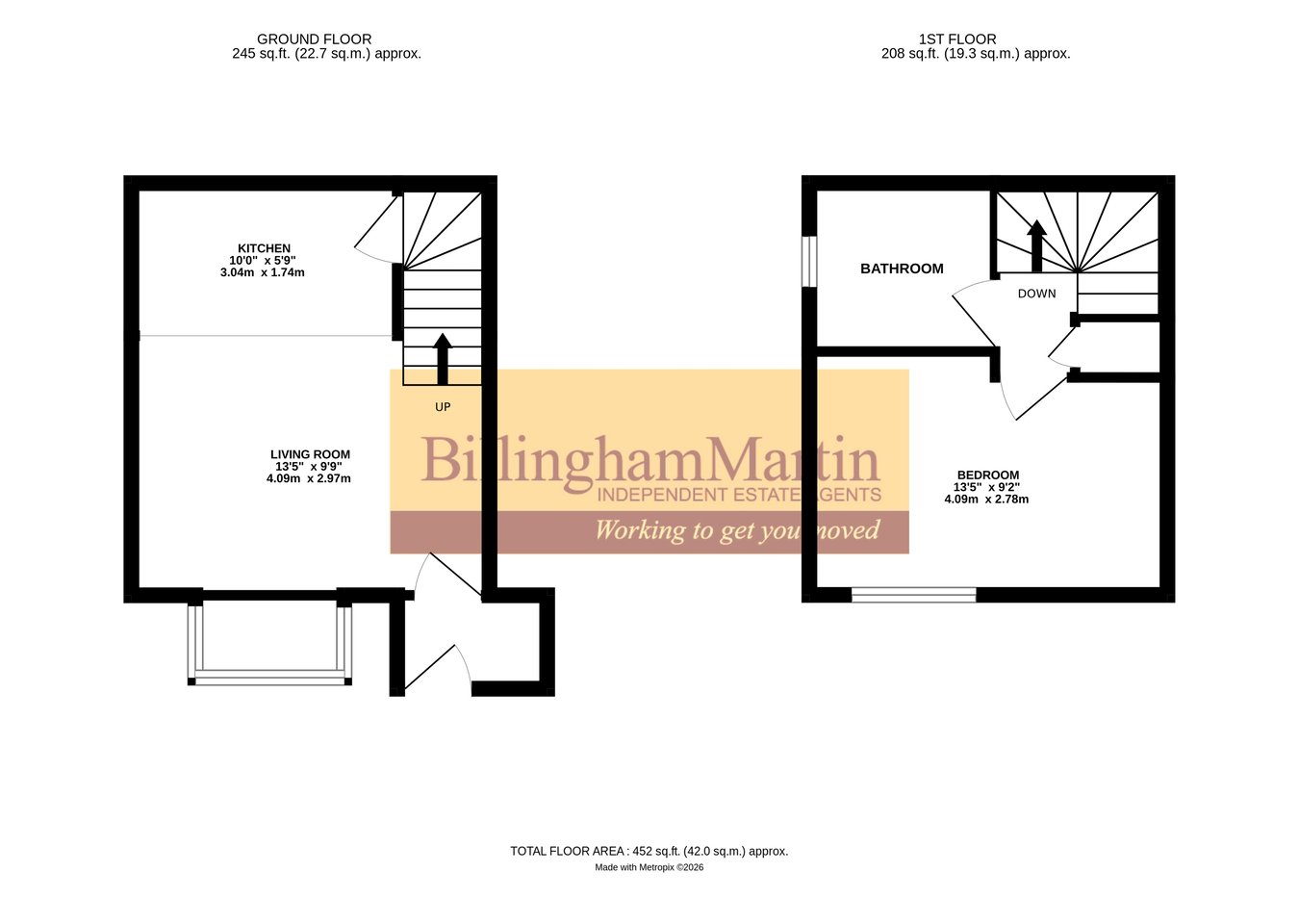 3 Oak Court, South Street, Farnborough floorplan