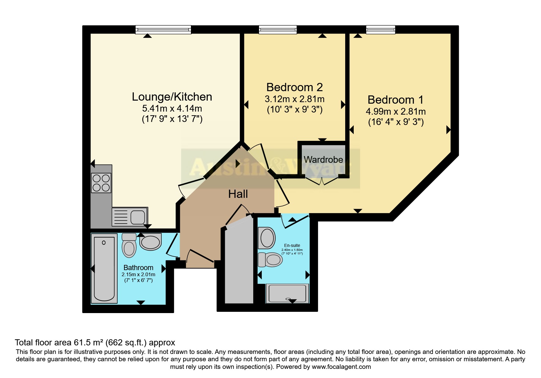 Flat 46, 124, Commercial Road, Dorset floorplan