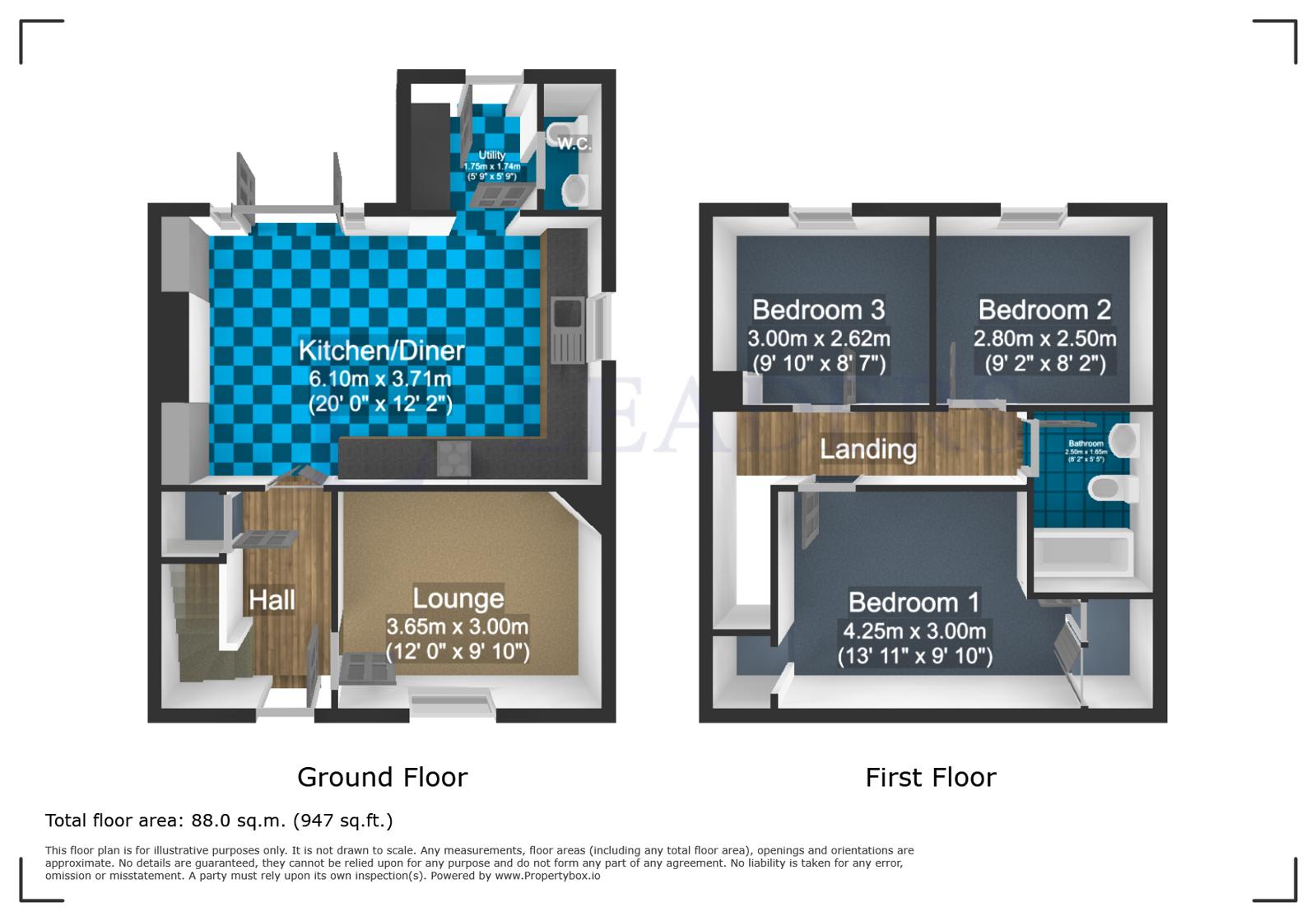 Brook Terrace, Halstead floorplan