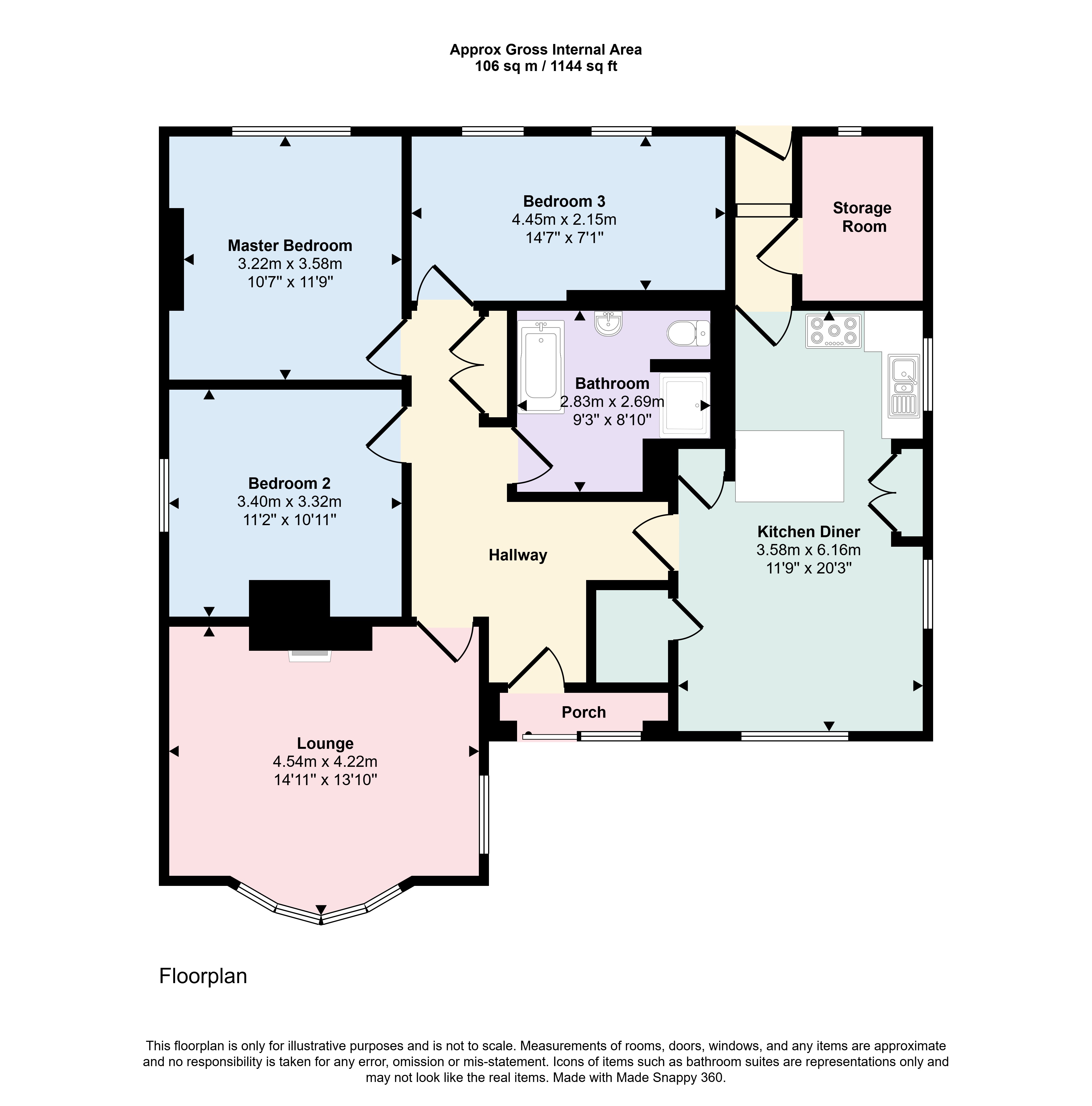 13, Westheath Avenue, Cornwall floorplan