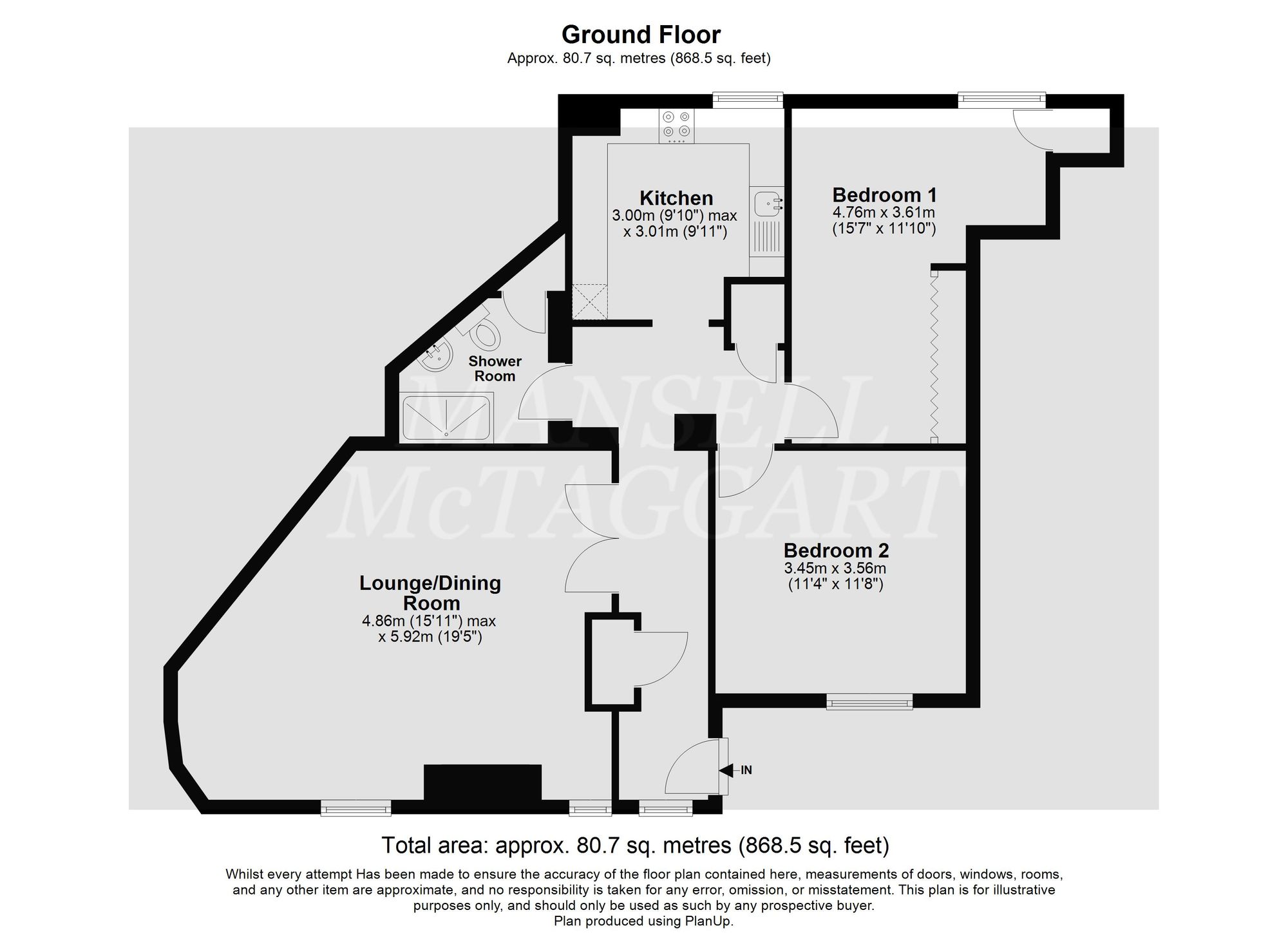 9 St. Francis Gardens, Crawley floorplan