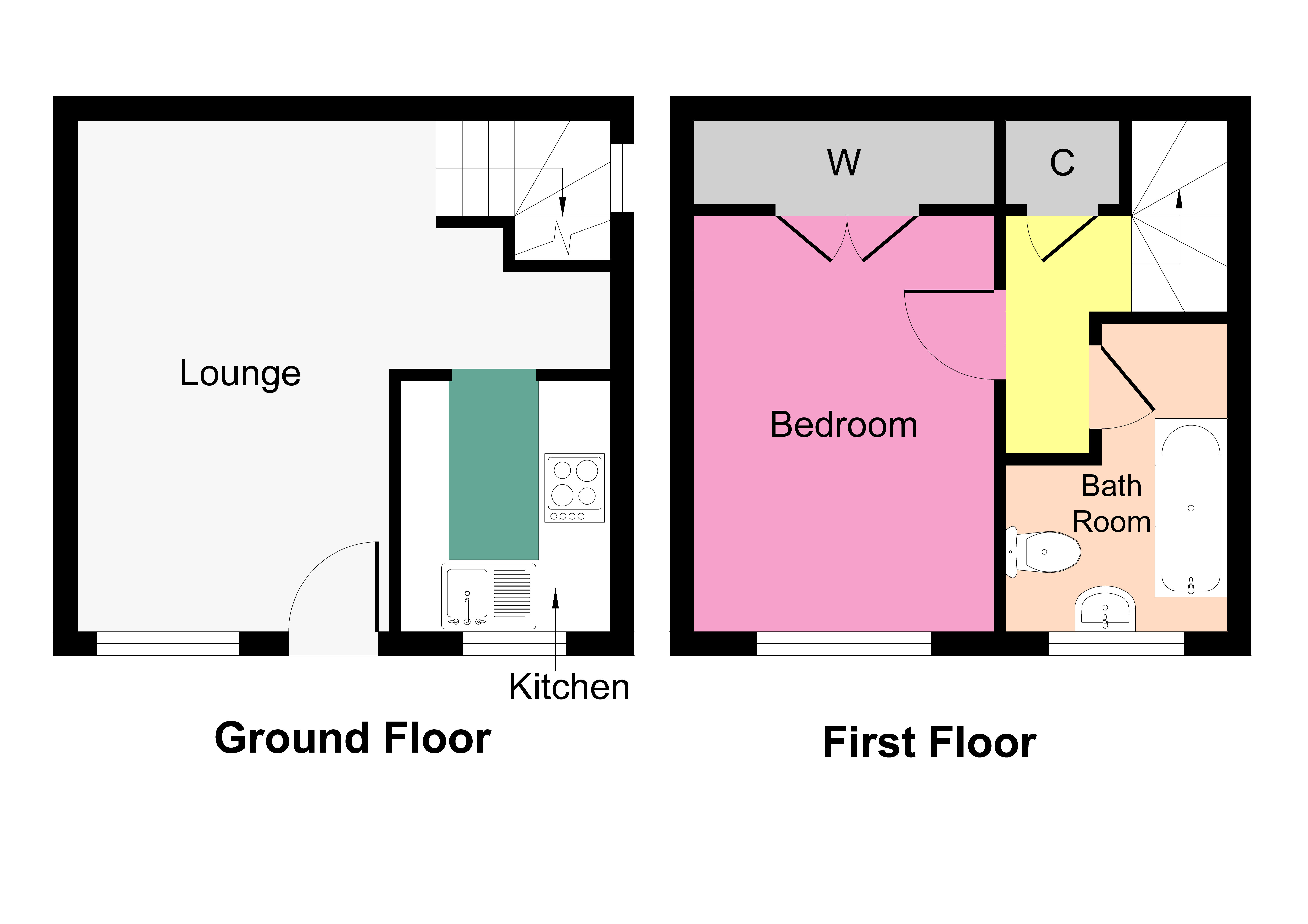 Manse View, Newarthill, Motherwell ML1, 1 bedroom semidetached house