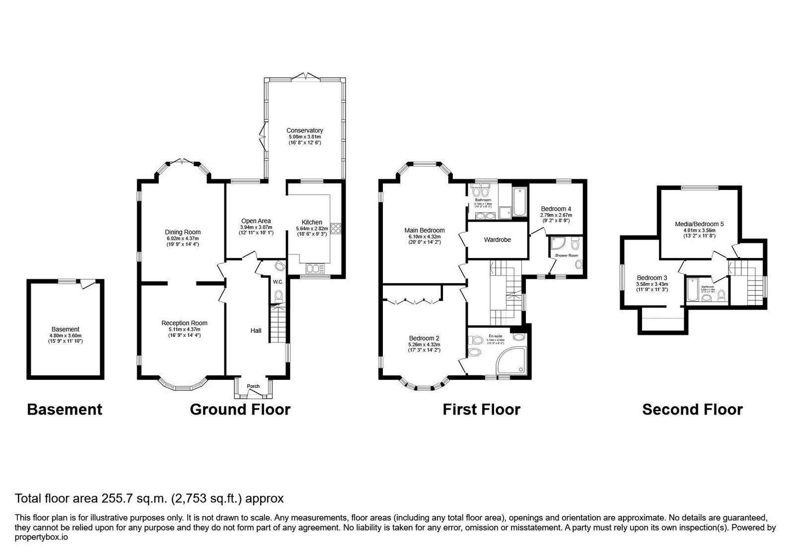 49, Hermitage Lane, London floorplan
