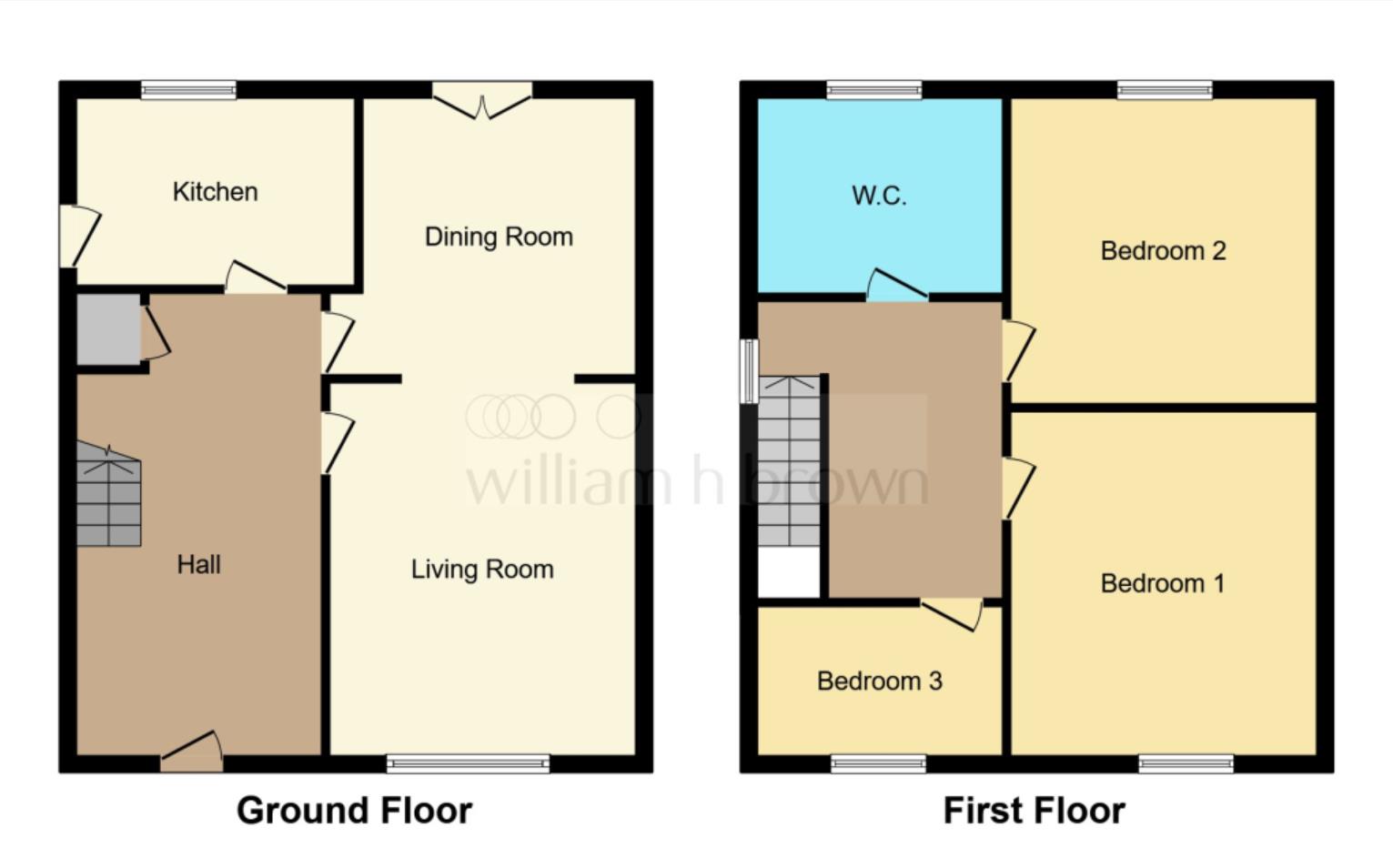 97, Stanwell Way, WELLINGBOROUGH floorplan