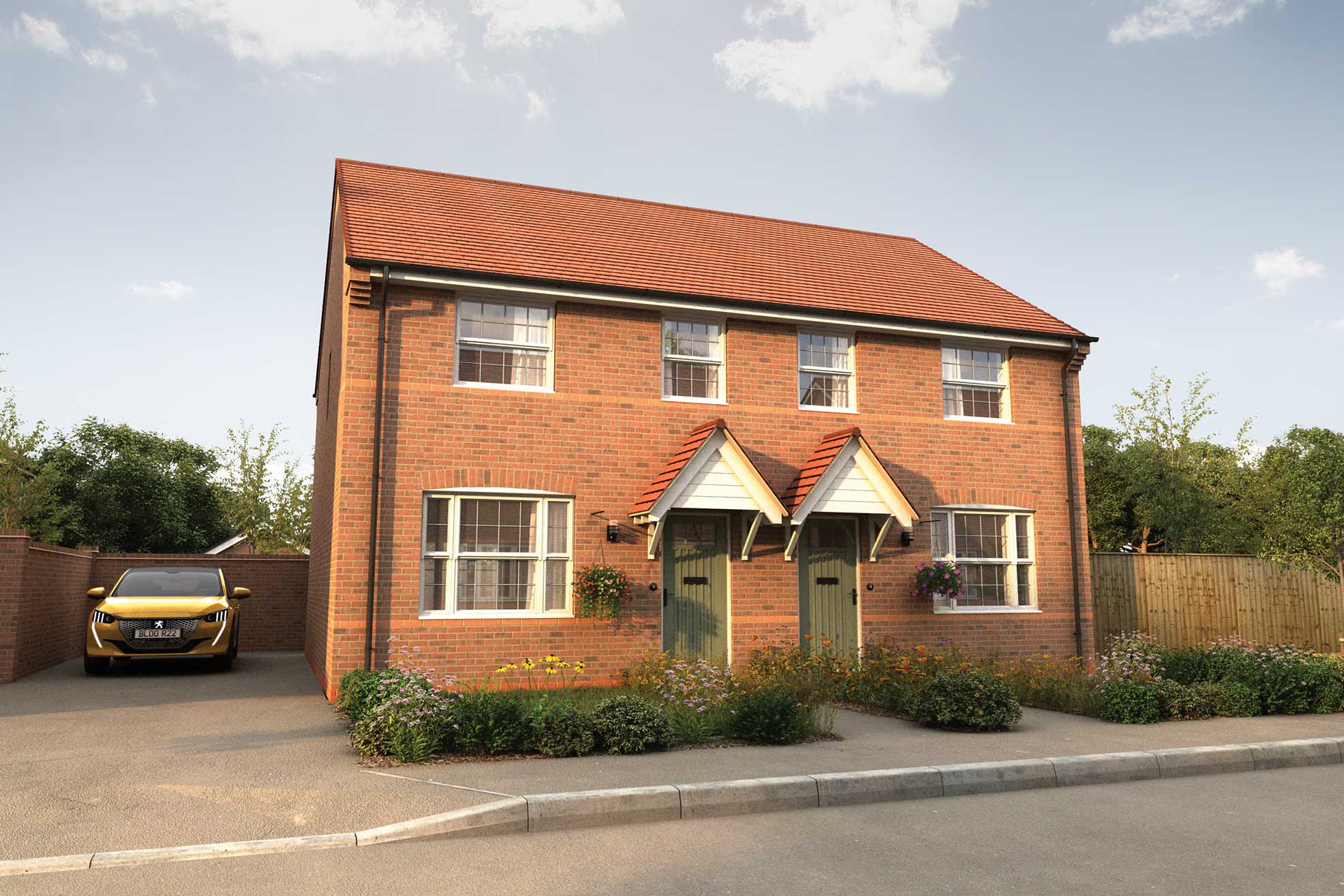 Grovier Three Bedroom New Build Exterior
