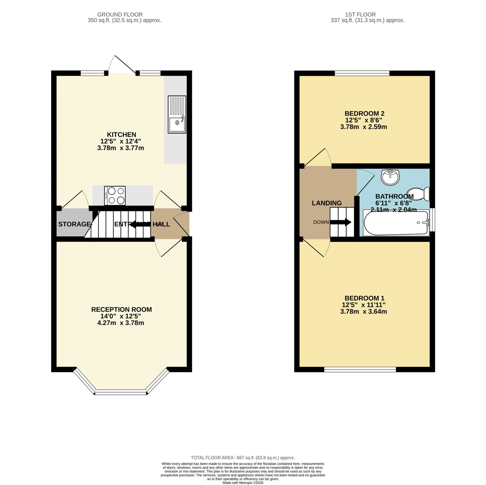 39, Crabourne Road, Dudley floorplan