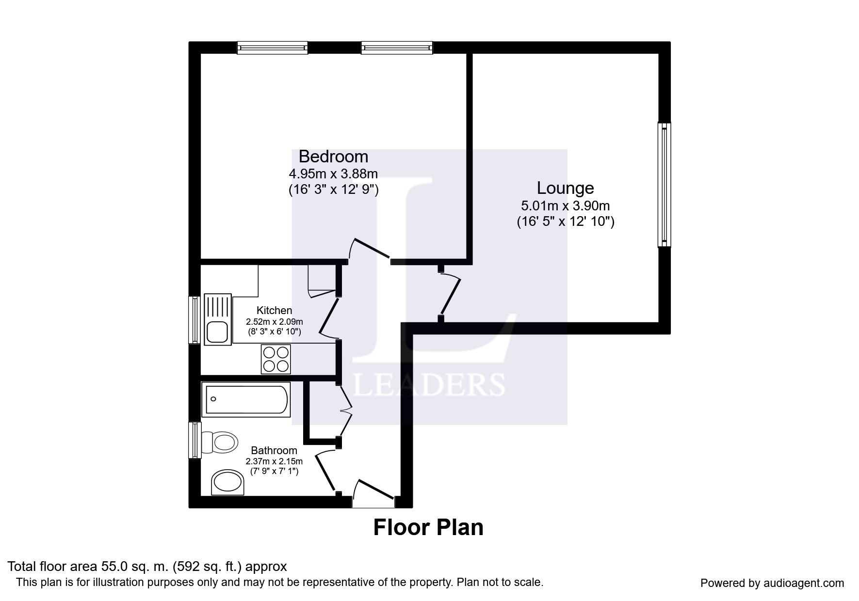 1 Bedrooms Flat to rent in The Laurels, Homefield Road, Bromley BR1