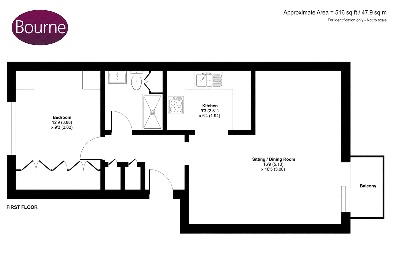 24, Waterside Court, Alton floorplan