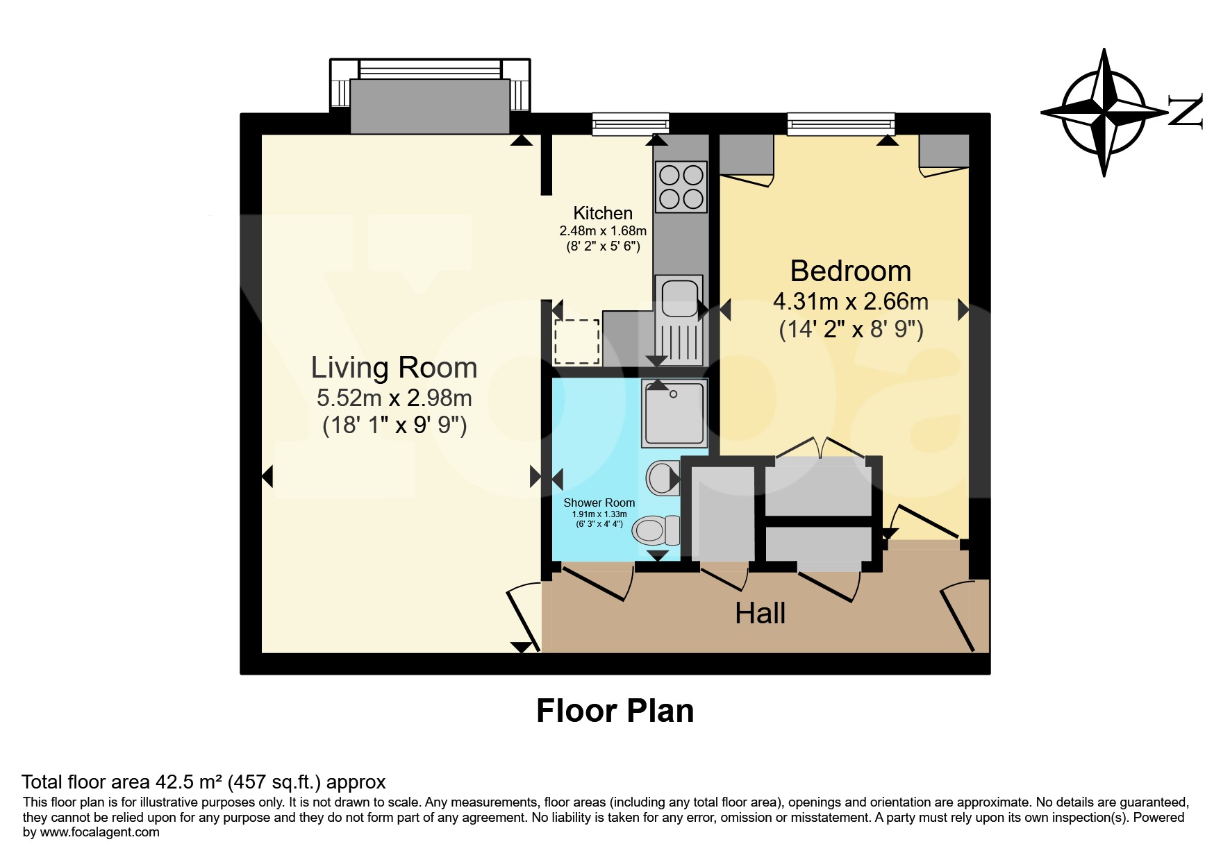 Flat 43, Miller Court, Mayplace Road East, Bexleyheath floorplan