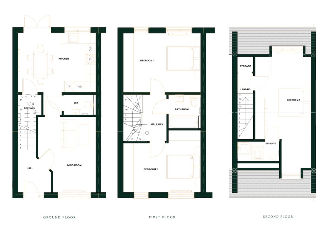 Plot 22 Hind Gardens (22), 22, The Hinds, Hindhead floorplan