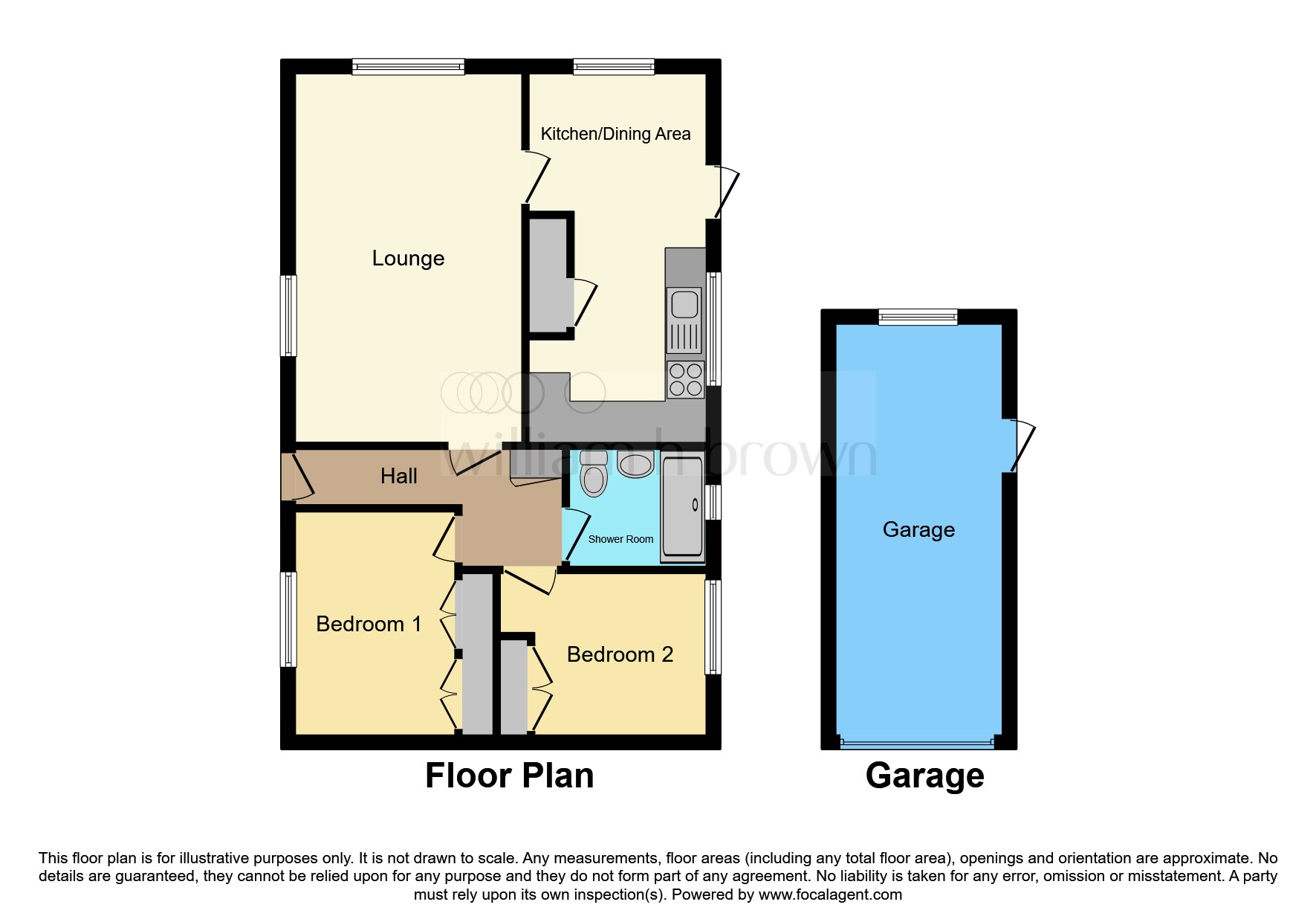 98, Rowan Way, Allington Gardens, Grantham floorplan