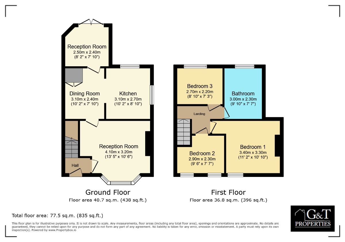 6 Peartree Lane, Dudley floorplan