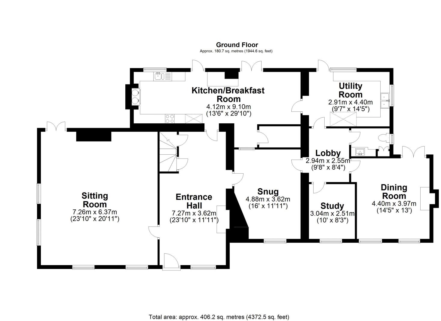 Malswick, Newent, Gloucestershire GL18, 6 bedroom detached house for