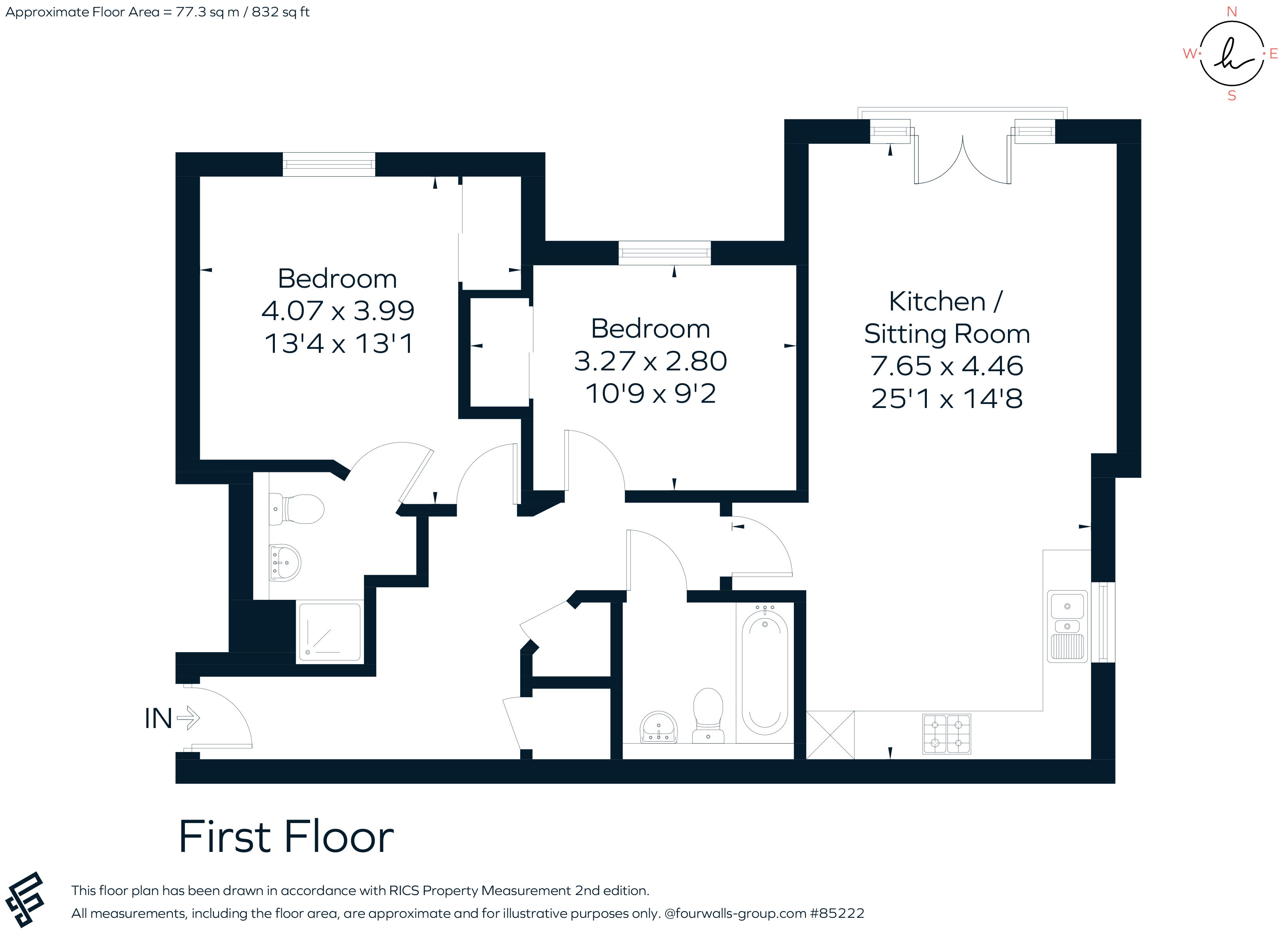 Flat 9, Maxwell Place 130-136, Maxwell Road, Beaconsfield floorplan