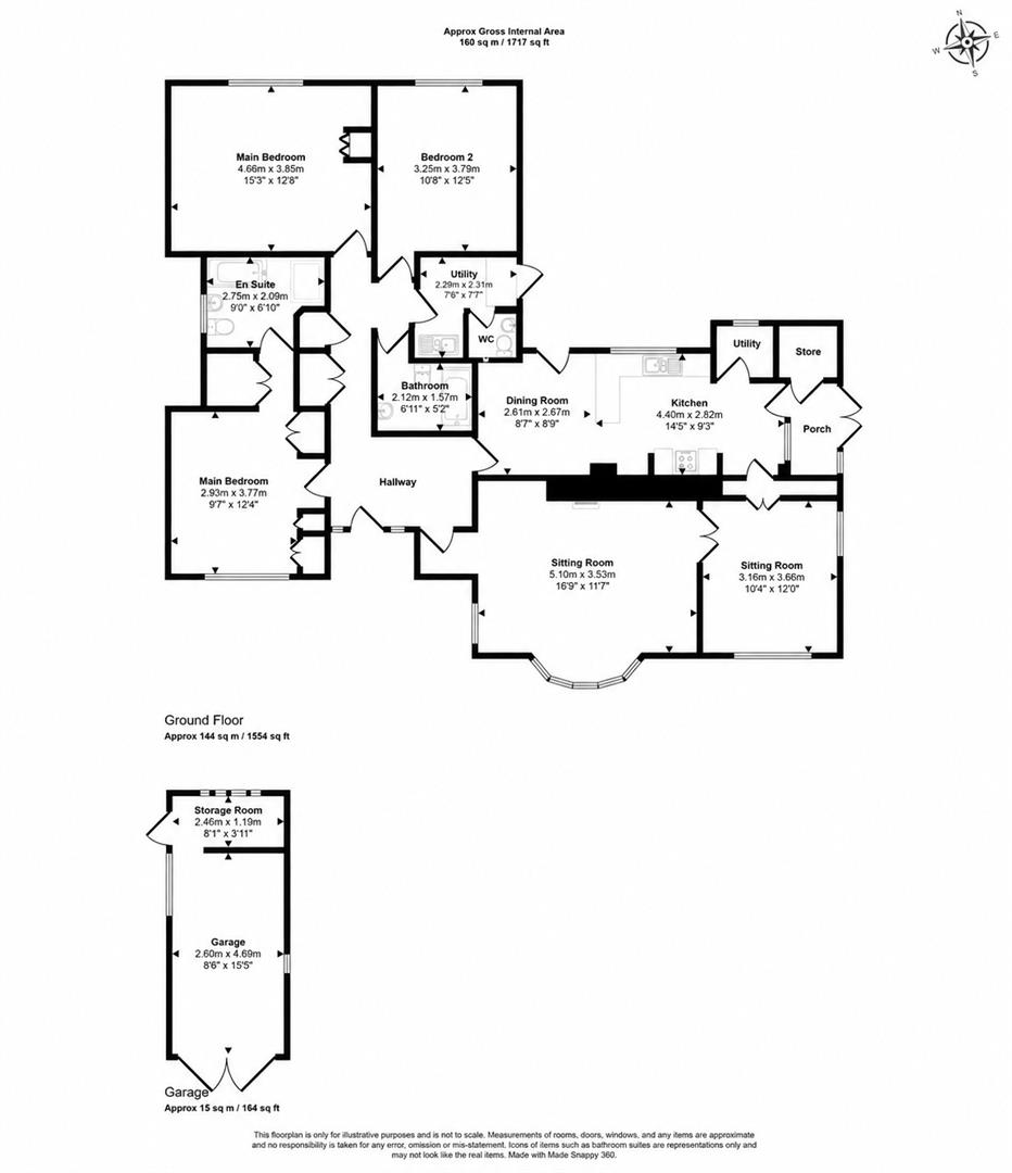 Greenhayes, Burton Street, Marnhull floorplan