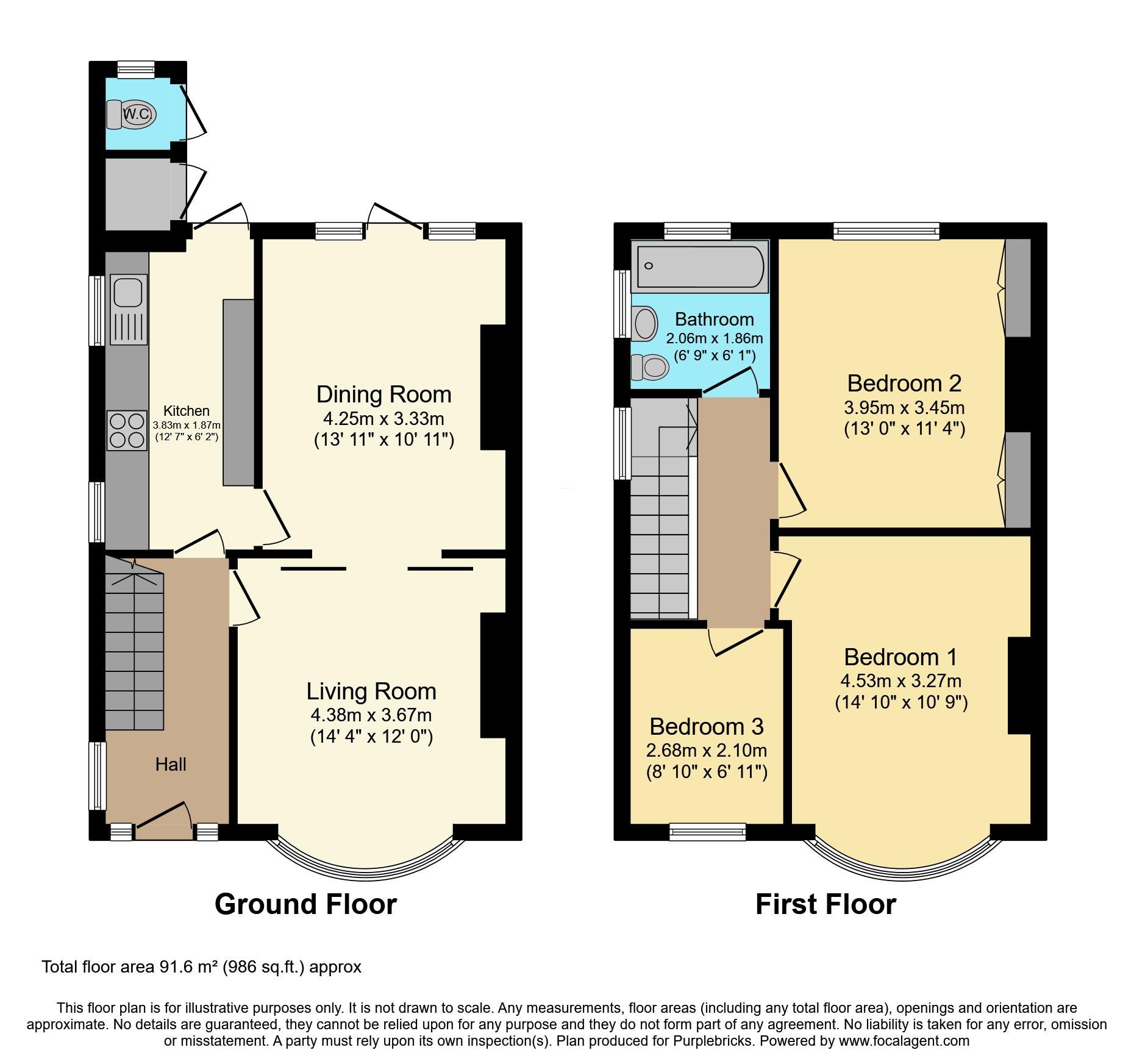 46, Dene Avenue, Hounslow floorplan