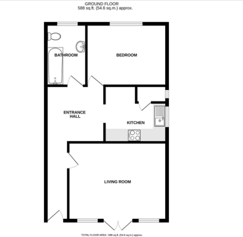 9, Farmlands Court, Polegate floorplan