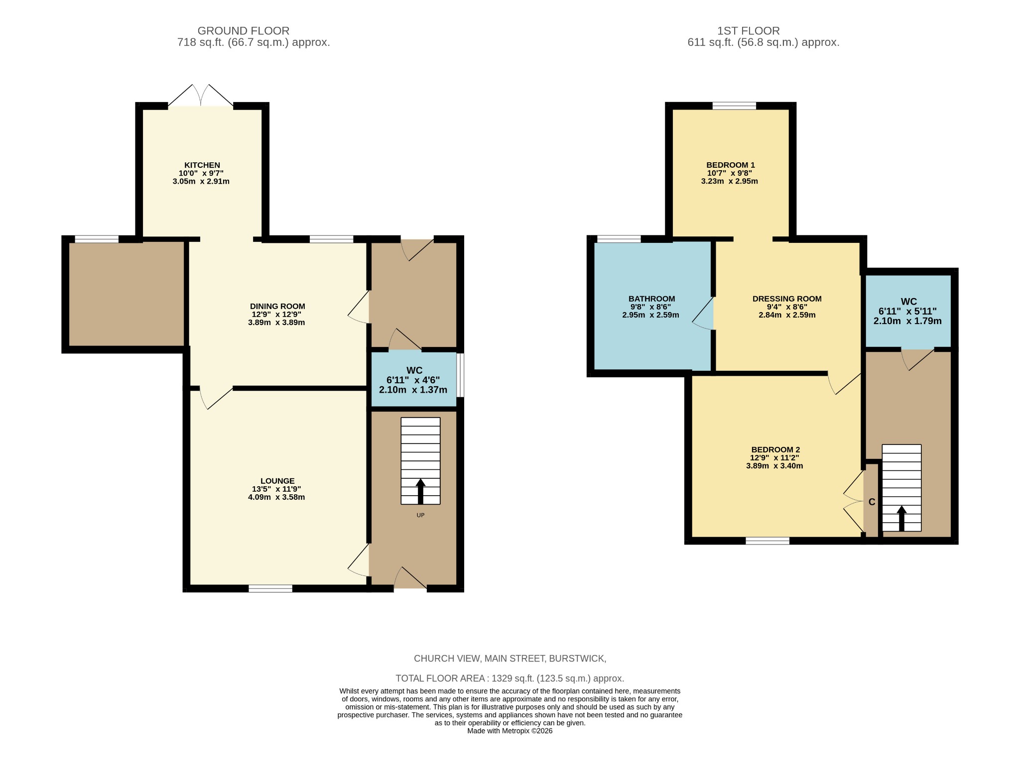 Church View, Main Street, Hull floorplan