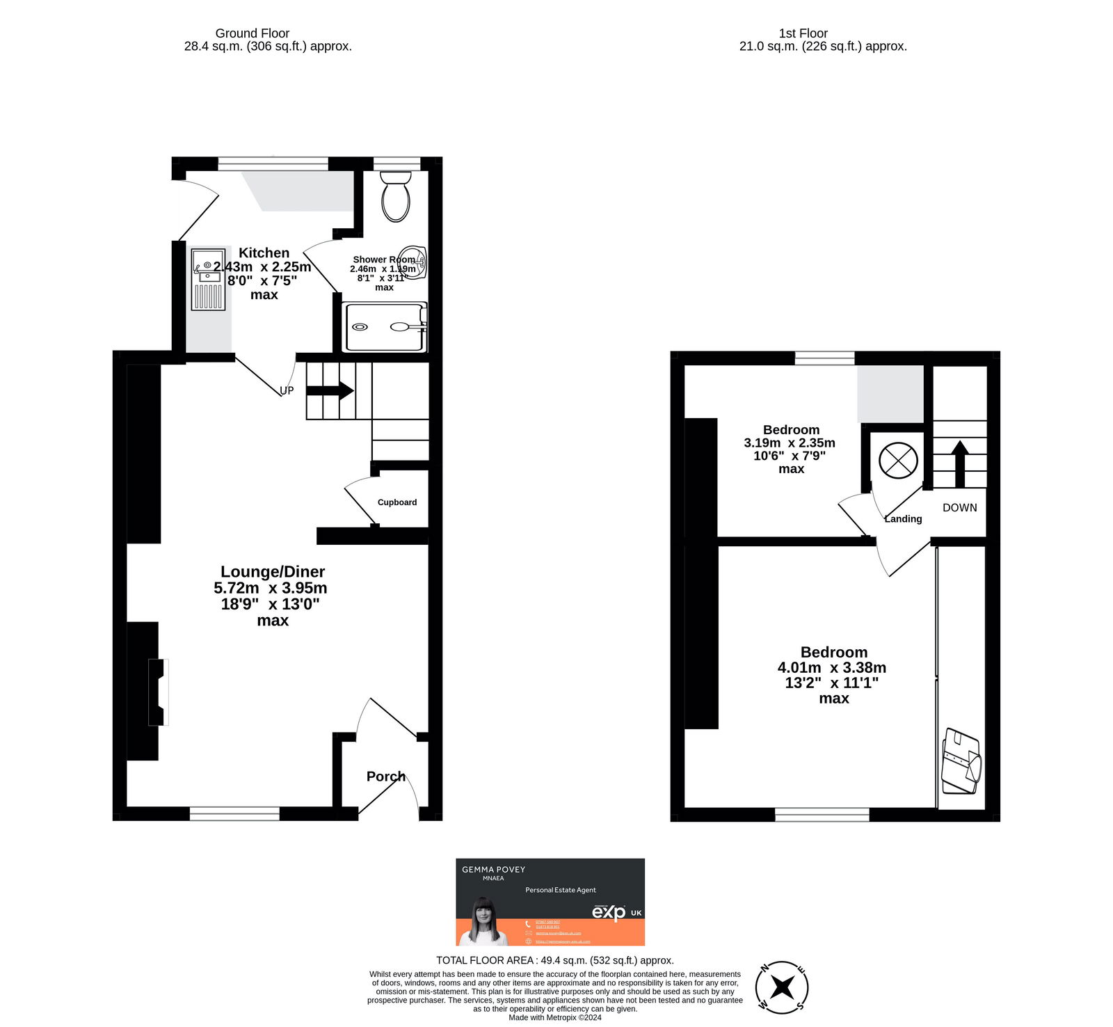 2 bed terraced house for sale in Queen Street, Blaenavon, Pontypool NP4