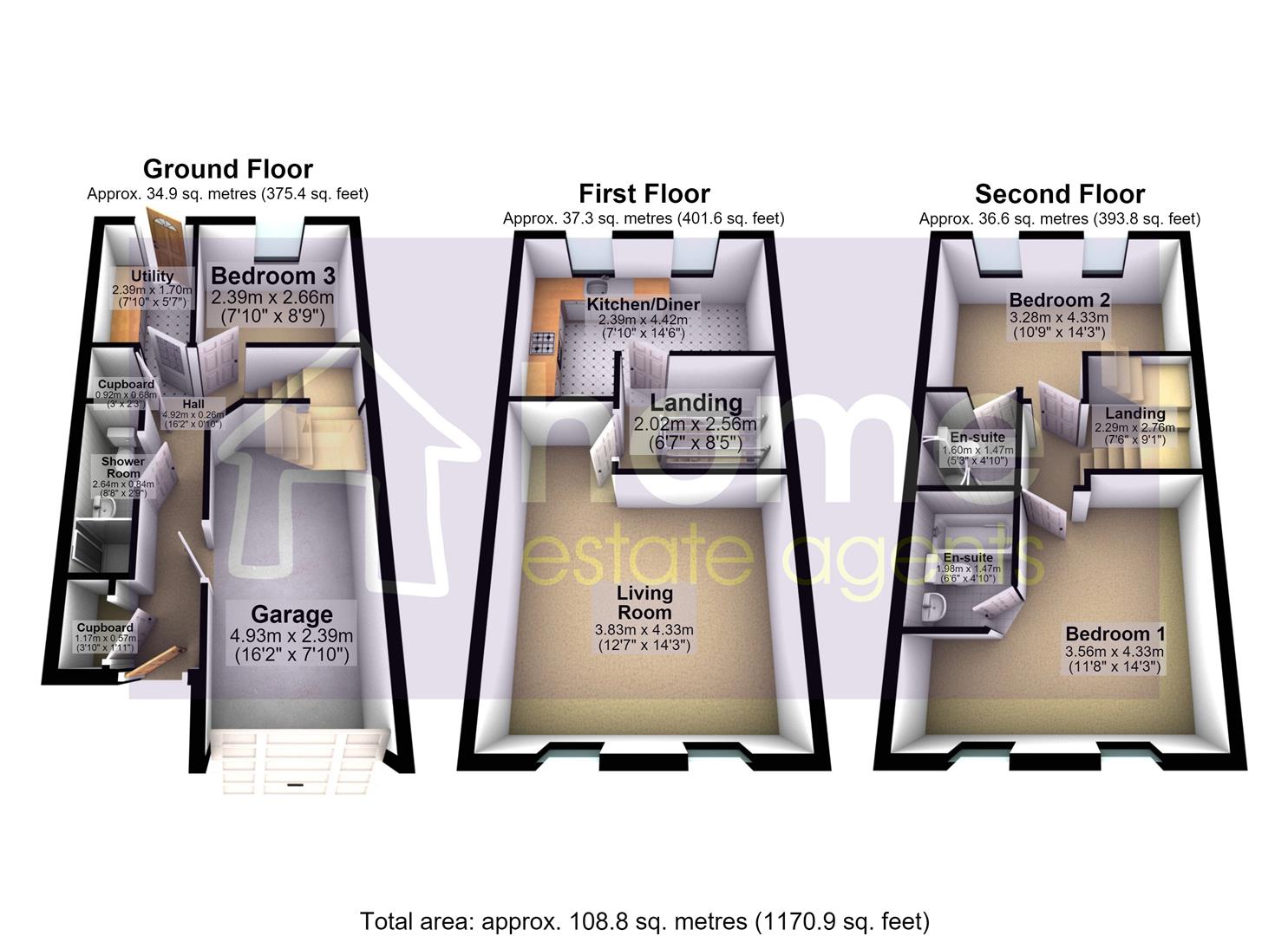 40, Ferndale, Hyde floorplan