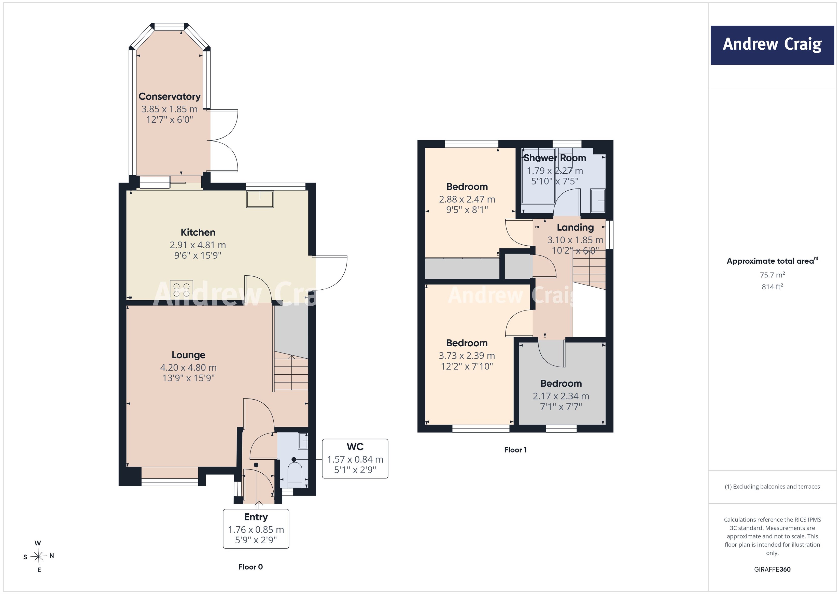 84 Marina View, Hebburn floorplan